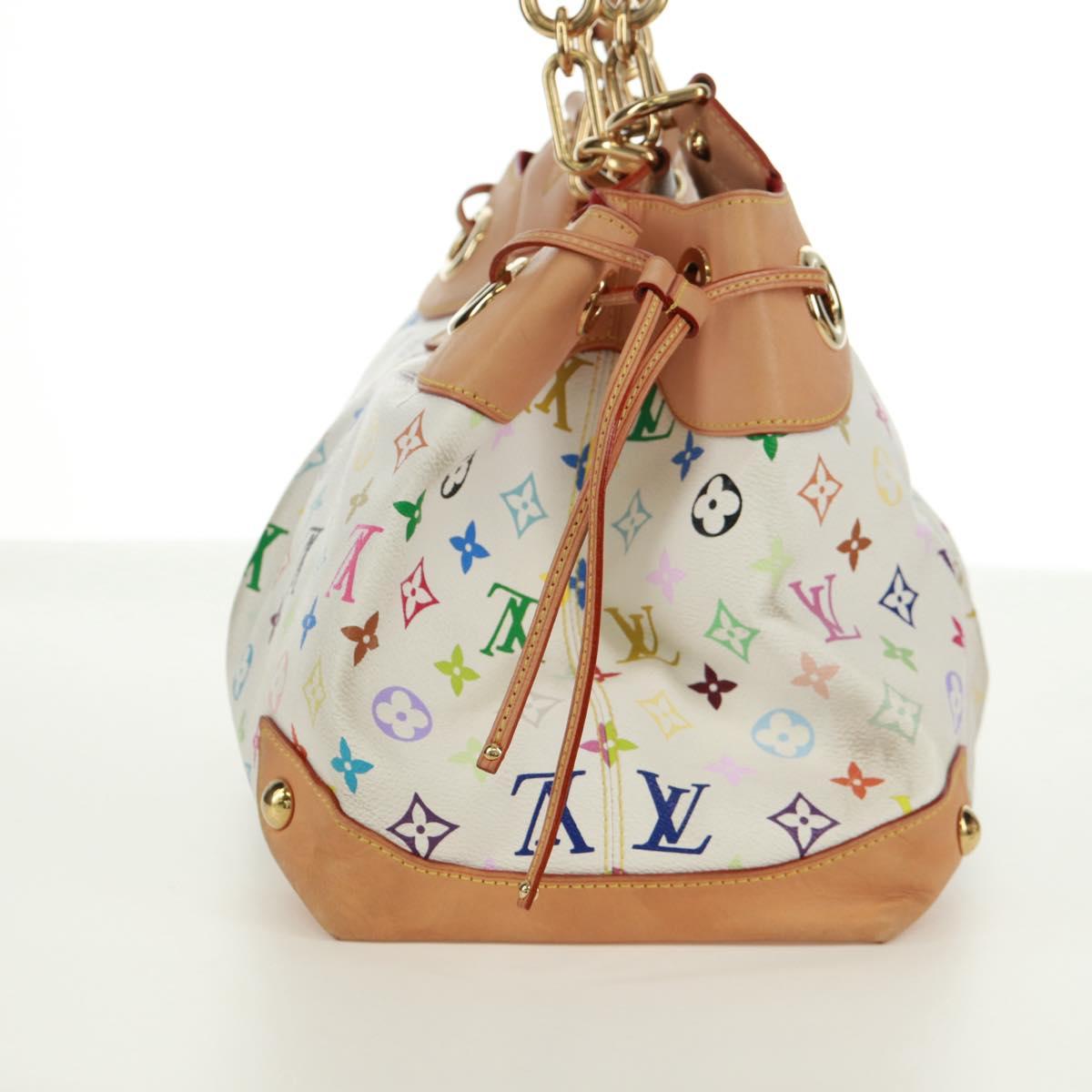 LOUIS VUITTON Monogram Multicolor Ursula Tote Bag White M40123 LV Auth 166892V