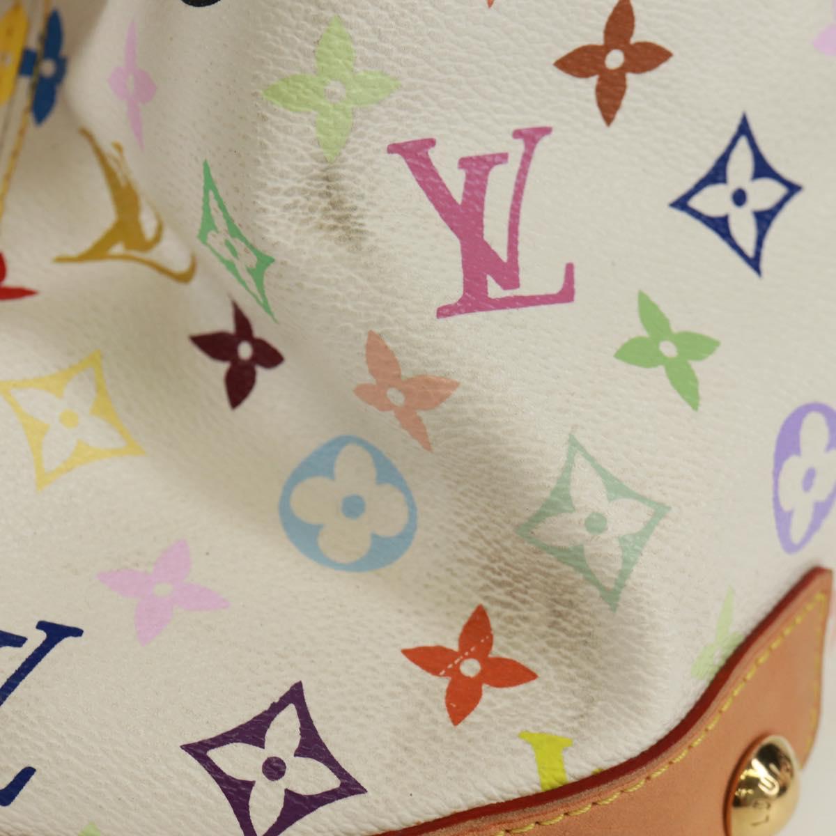 LOUIS VUITTON Monogram Multicolor Ursula Tote Bag White M40123 LV Auth 166892V