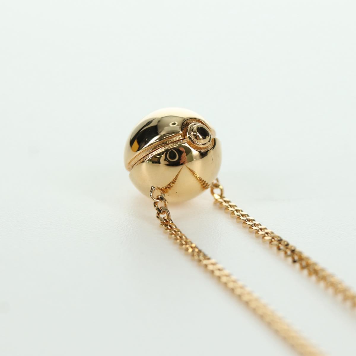 FENDI FENDI x FRGMT x POKテ窺ON Pokテゥball Design Necklace metal Gold Auth 166902SM