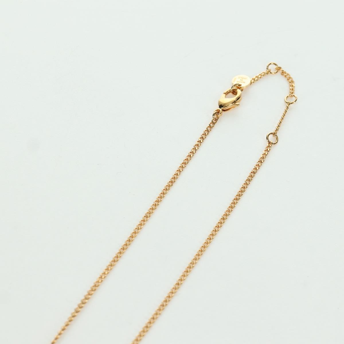 FENDI FENDI x FRGMT x POKテ窺ON Pokテゥball Design Necklace metal Gold Auth 166902SM