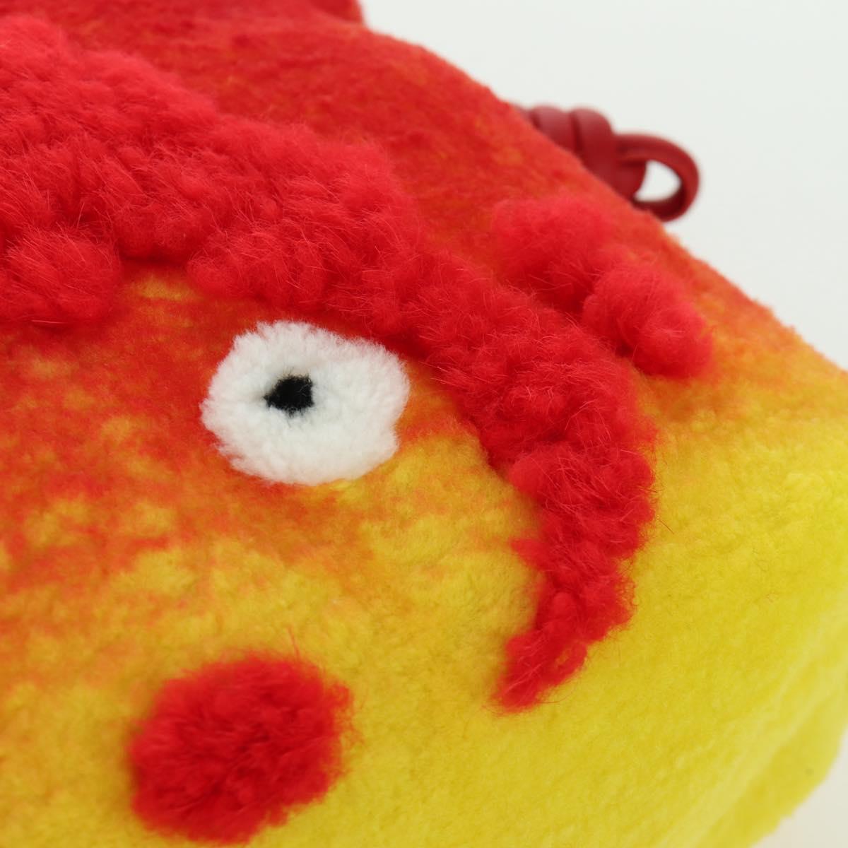 LOEWE × Studio Ghibli Howl's Moving Castle Calcifer Flamenco Bag Auth 166903SM