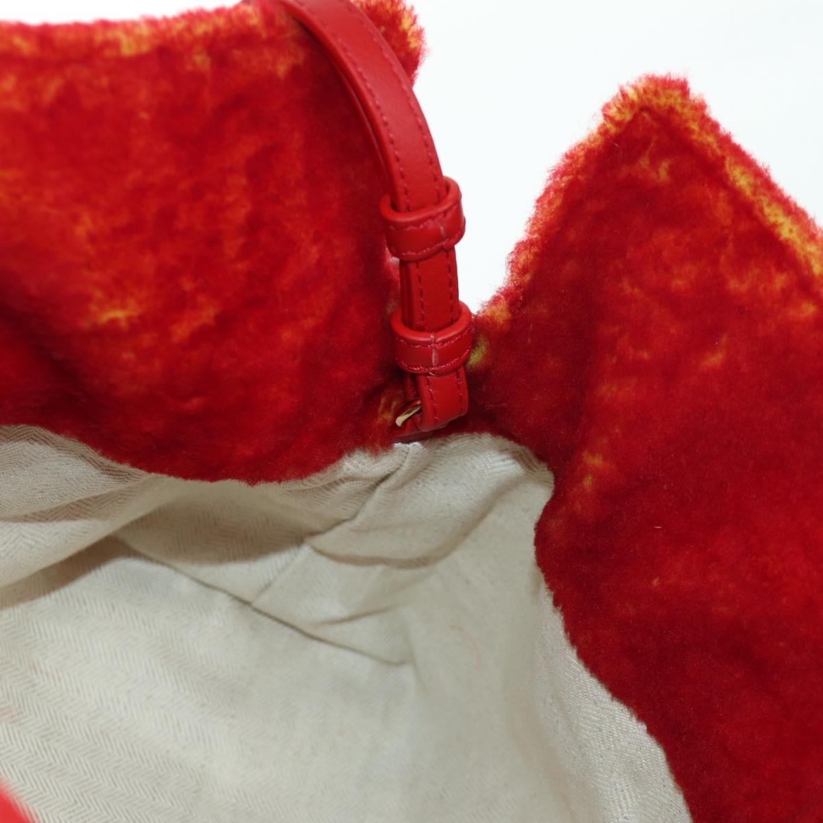 LOEWE × Studio Ghibli Howl's Moving Castle Calcifer Flamenco Bag Auth 166903SM