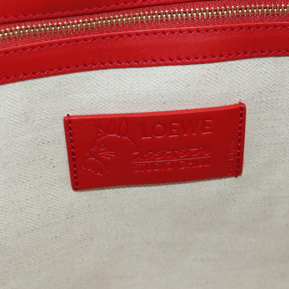 LOEWE テ Ghibli Calcifer Flamenco Howl's Moving Castle Bag Shearing Auth 166906SM