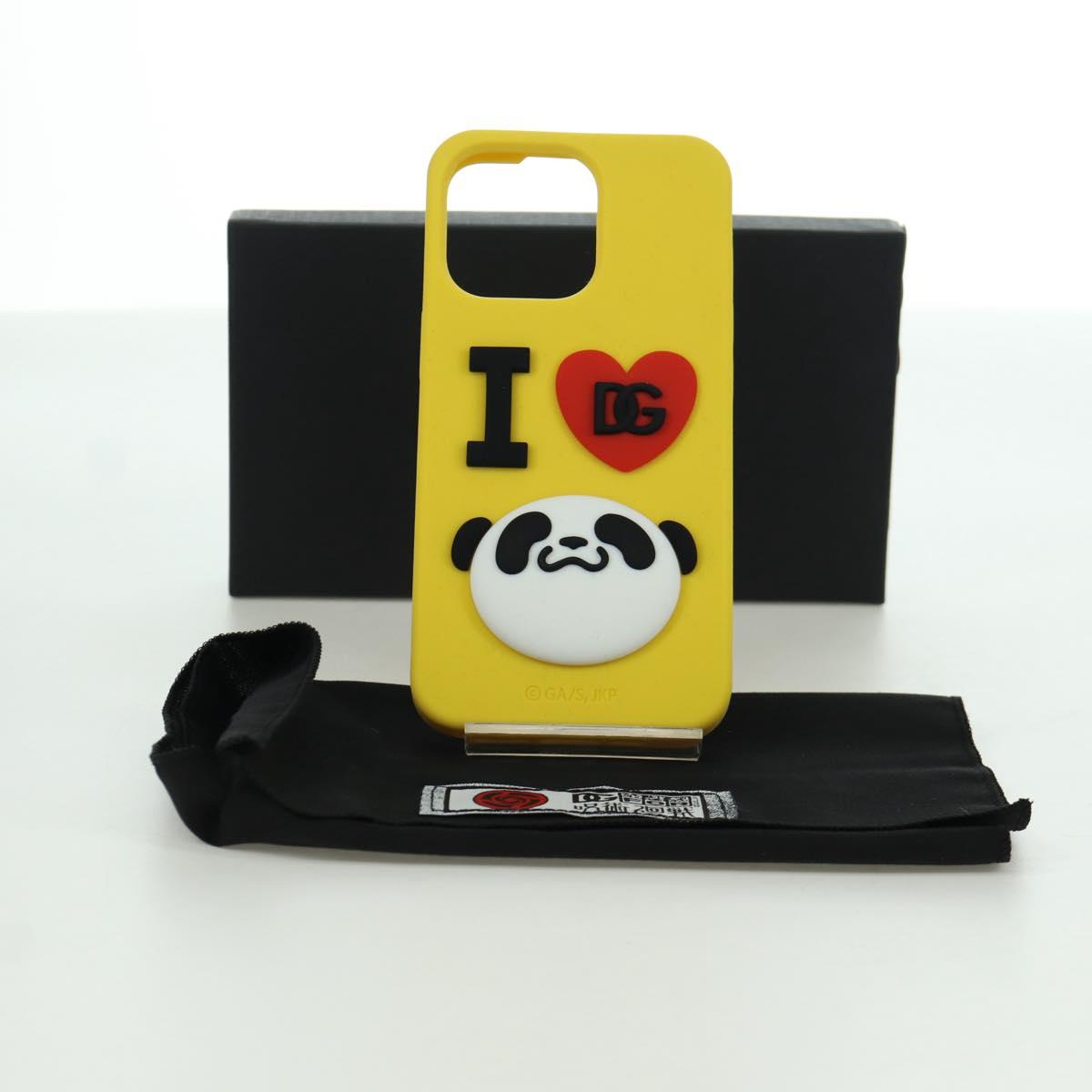 DOLCE&GABBANA D&G x Jujutsu Kaisen Panda iPhone 13 Pro Case Yellow Auth 166921SM