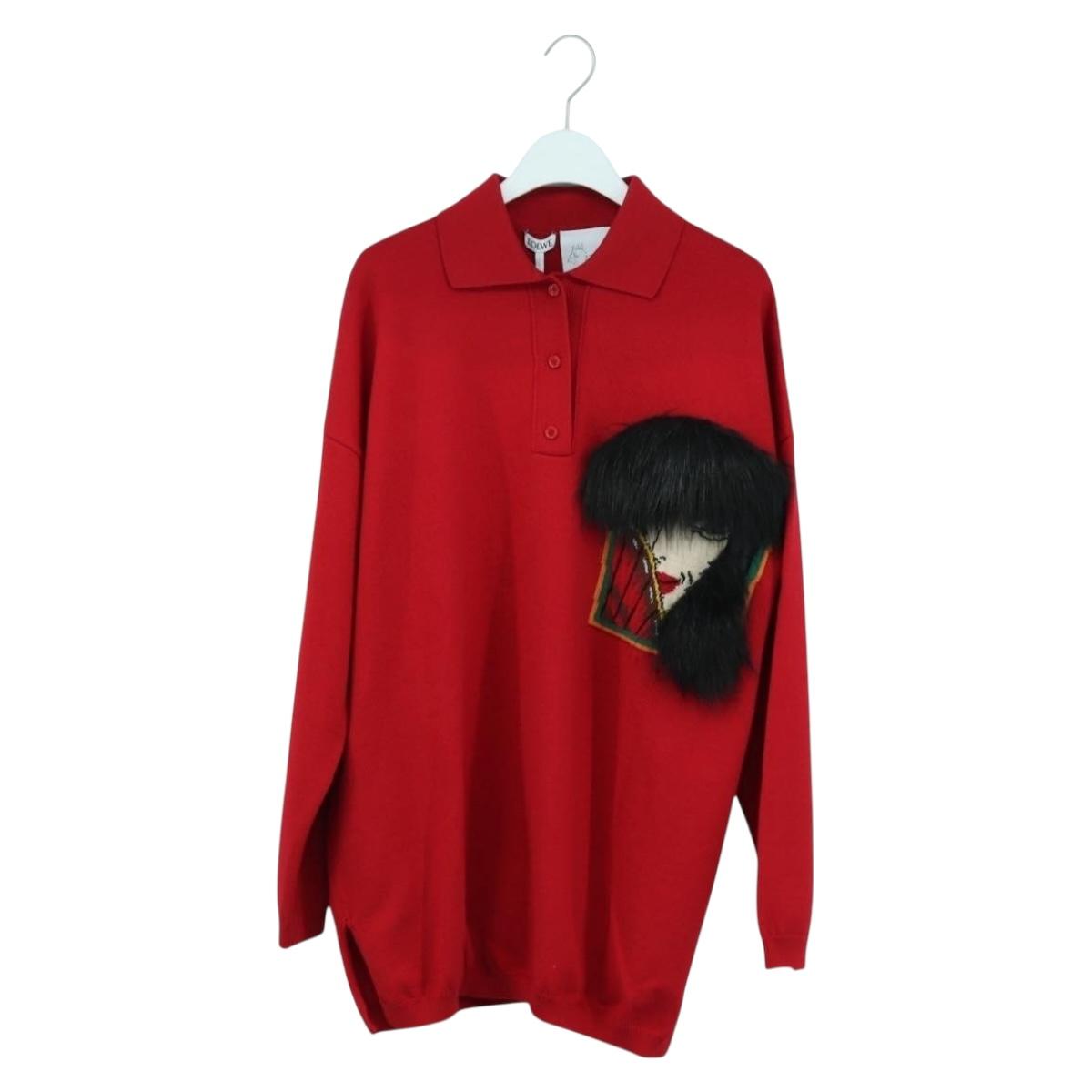 LOEWE テ Ghibli Howl's Moving Castle Witch Of The Waste Sweater Auth 166924SM