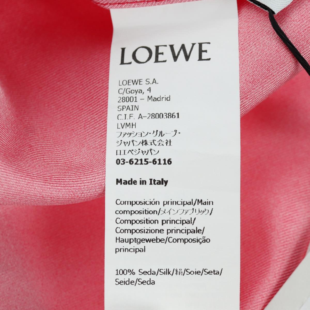 LOEWE テ Studio Ghibli Polo Shirt Howl's Moving Castle Silk Red Auth 166935SM