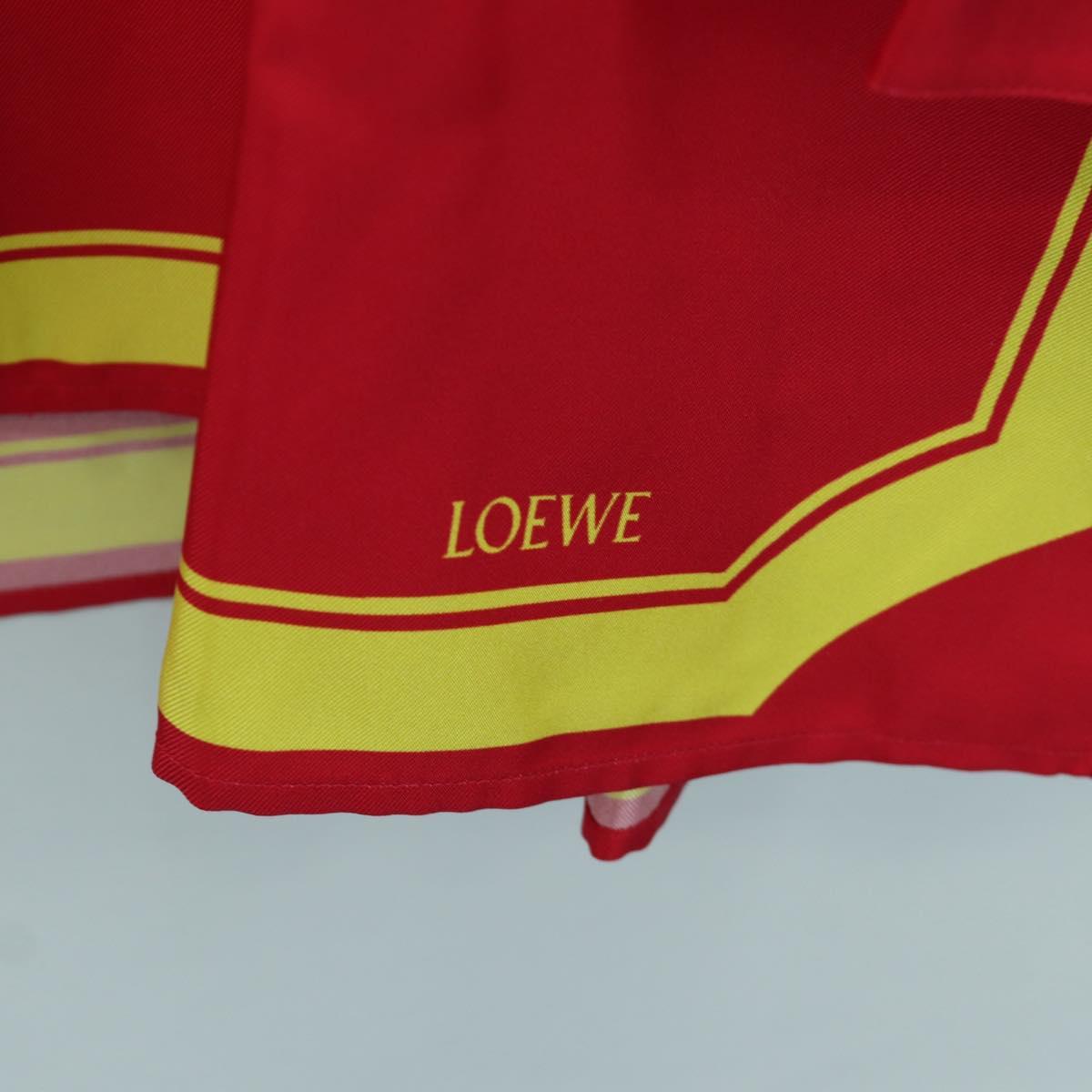 LOEWE テ Studio Ghibli Polo Shirt Howl's Moving Castle Silk Red Auth 166935SM