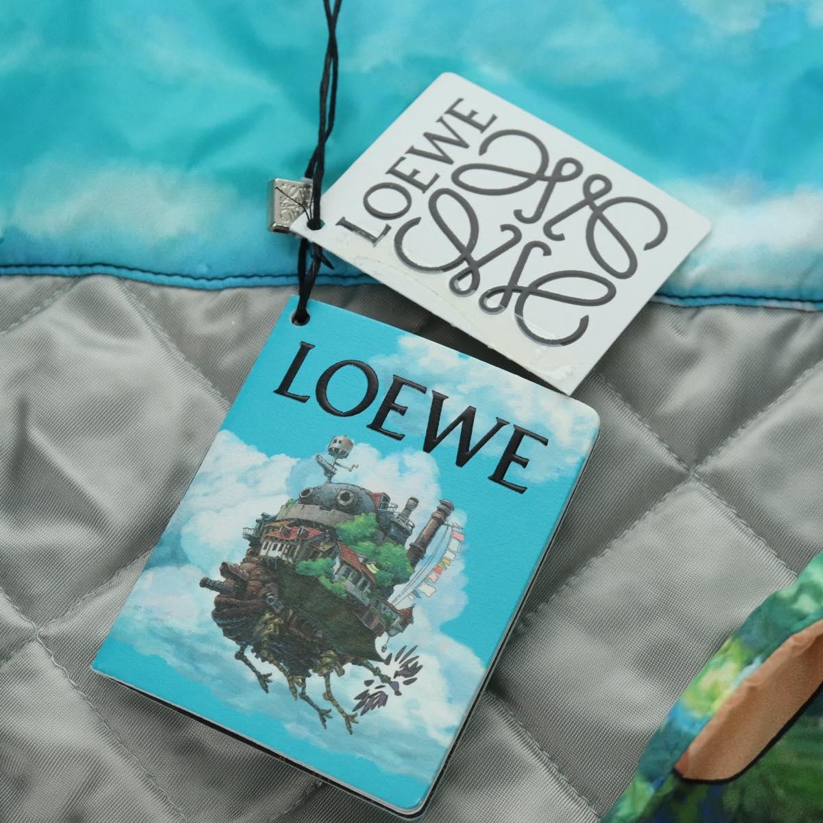 LOEWE テ Studio Ghibli Howl's Moving Castle Sophie & Calcifer Blue Auth 166936SM