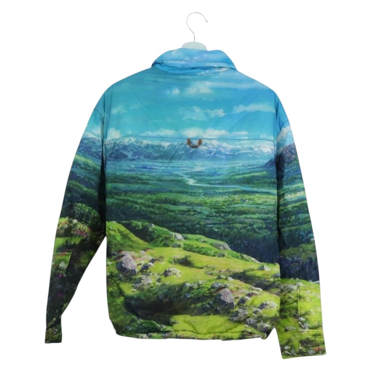 LOEWE テ Studio Ghibli Howl's Moving Castle Sophie & Calcifer Blue Auth 166936SM