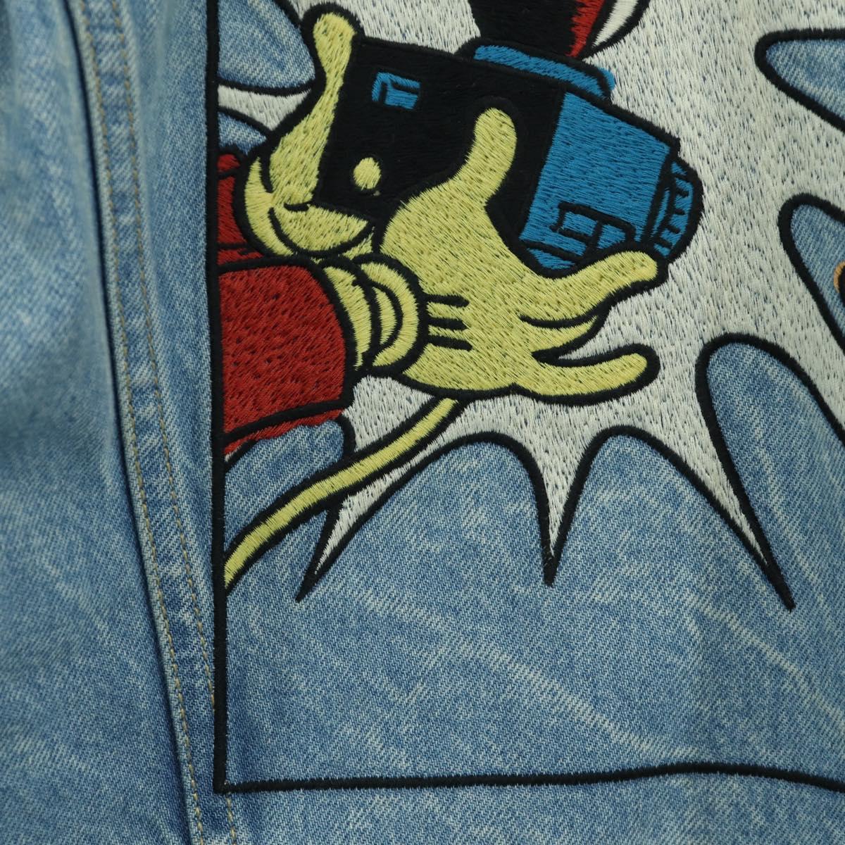 GUCCI GUCCI x Disney Donald Duck Denim Jacket Blue Auth 166939SM