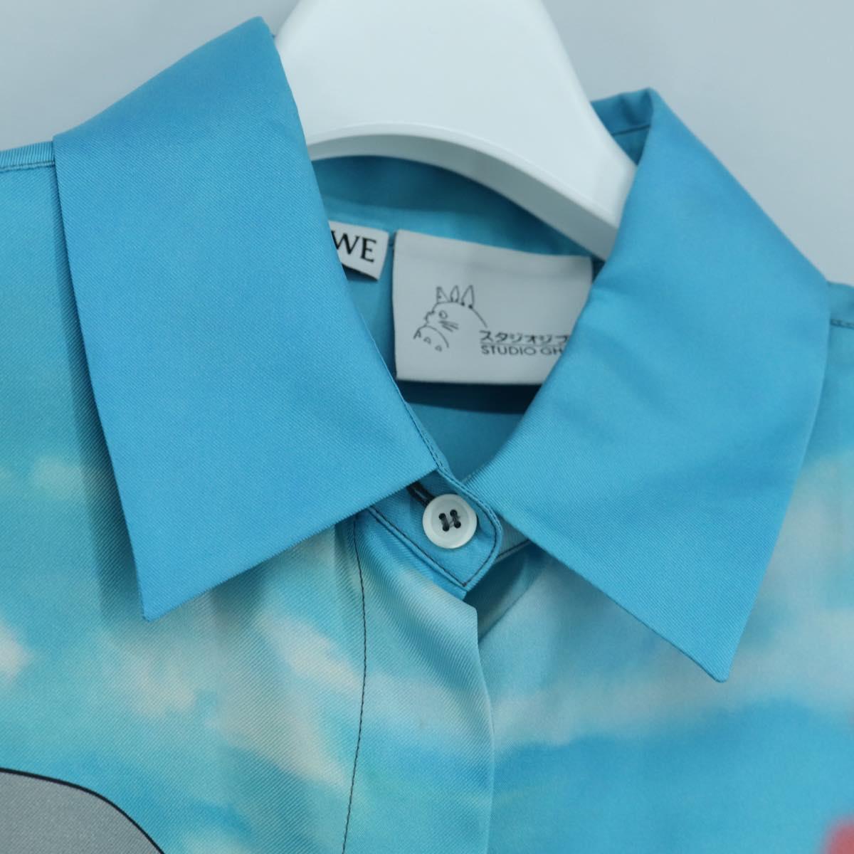 LOEWE テ Studio Ghibli Howl's Moving Castle Sophie & Calcifer Shirt Auth 166942SM