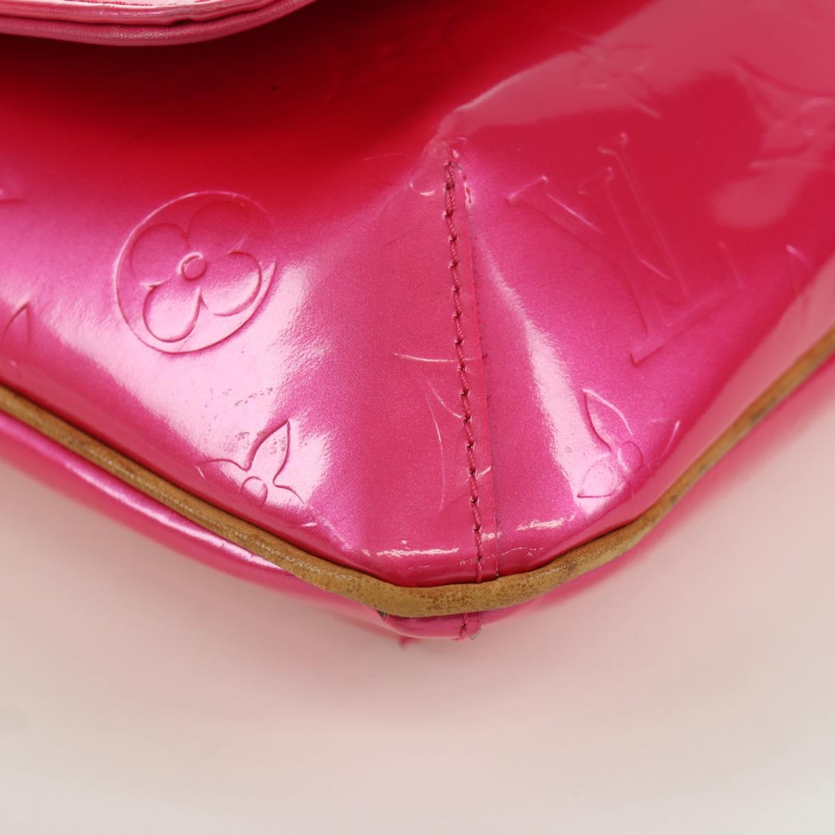 LOUIS VUITTON Vernis Thompson Street Bag Fuchsia Pink M91215 LV Auth 166943A