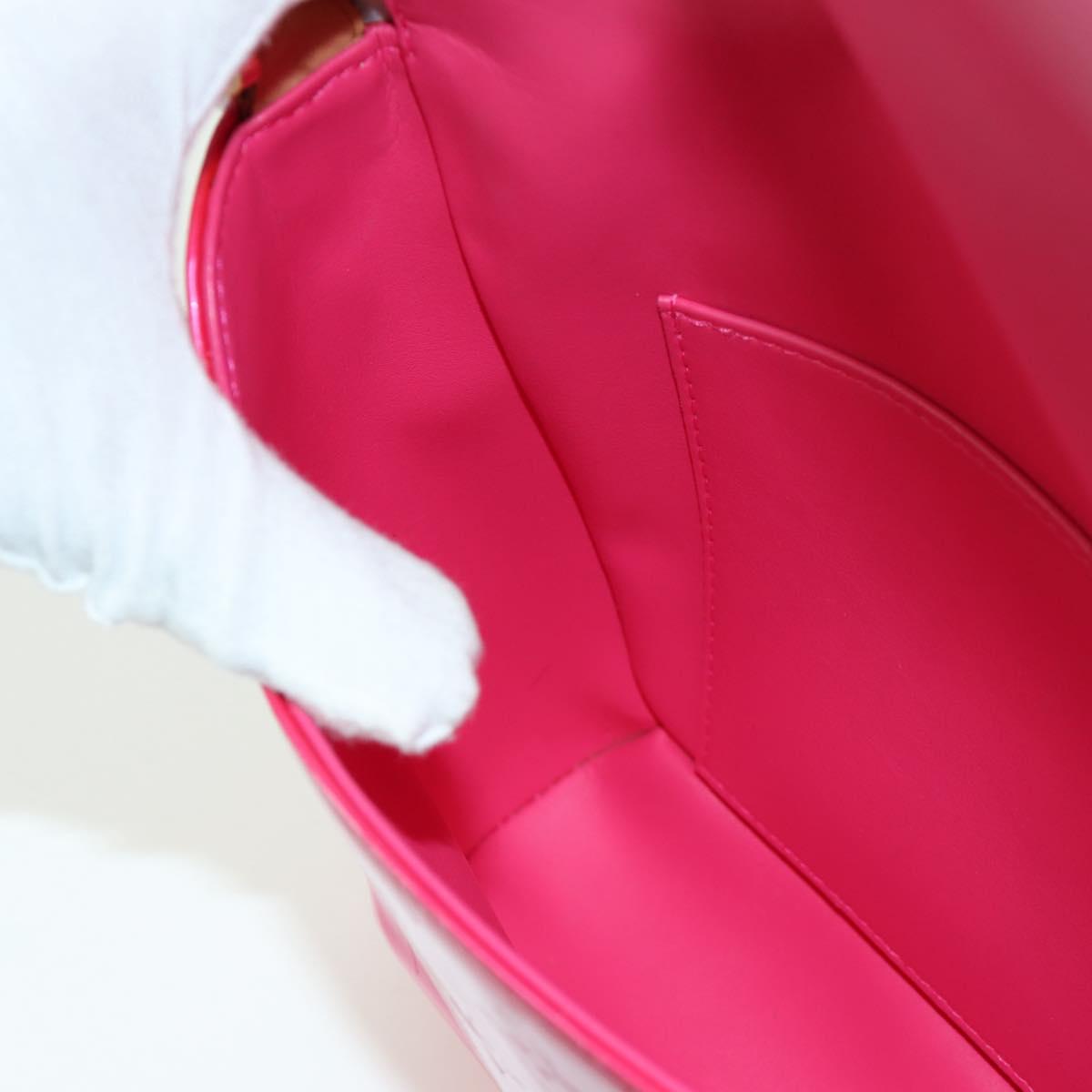 LOUIS VUITTON Vernis Thompson Street Bag Fuchsia Pink M91215 LV Auth 166943A