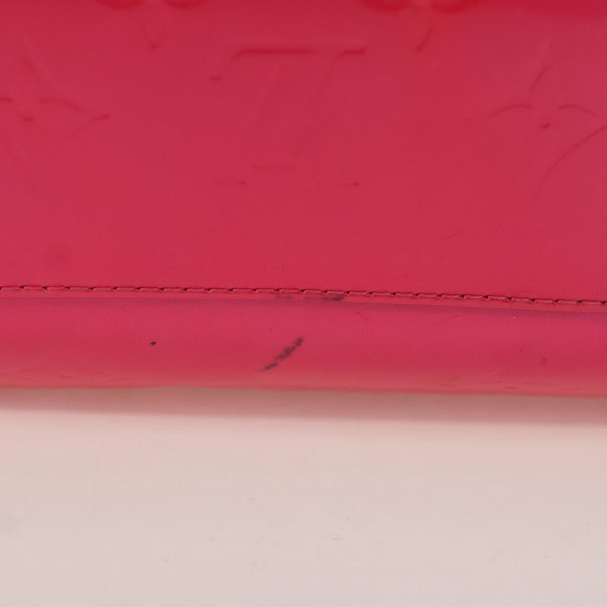 LOUIS VUITTON Vernis Thompson Street Bag Fuchsia Pink M91215 LV Auth 166943A