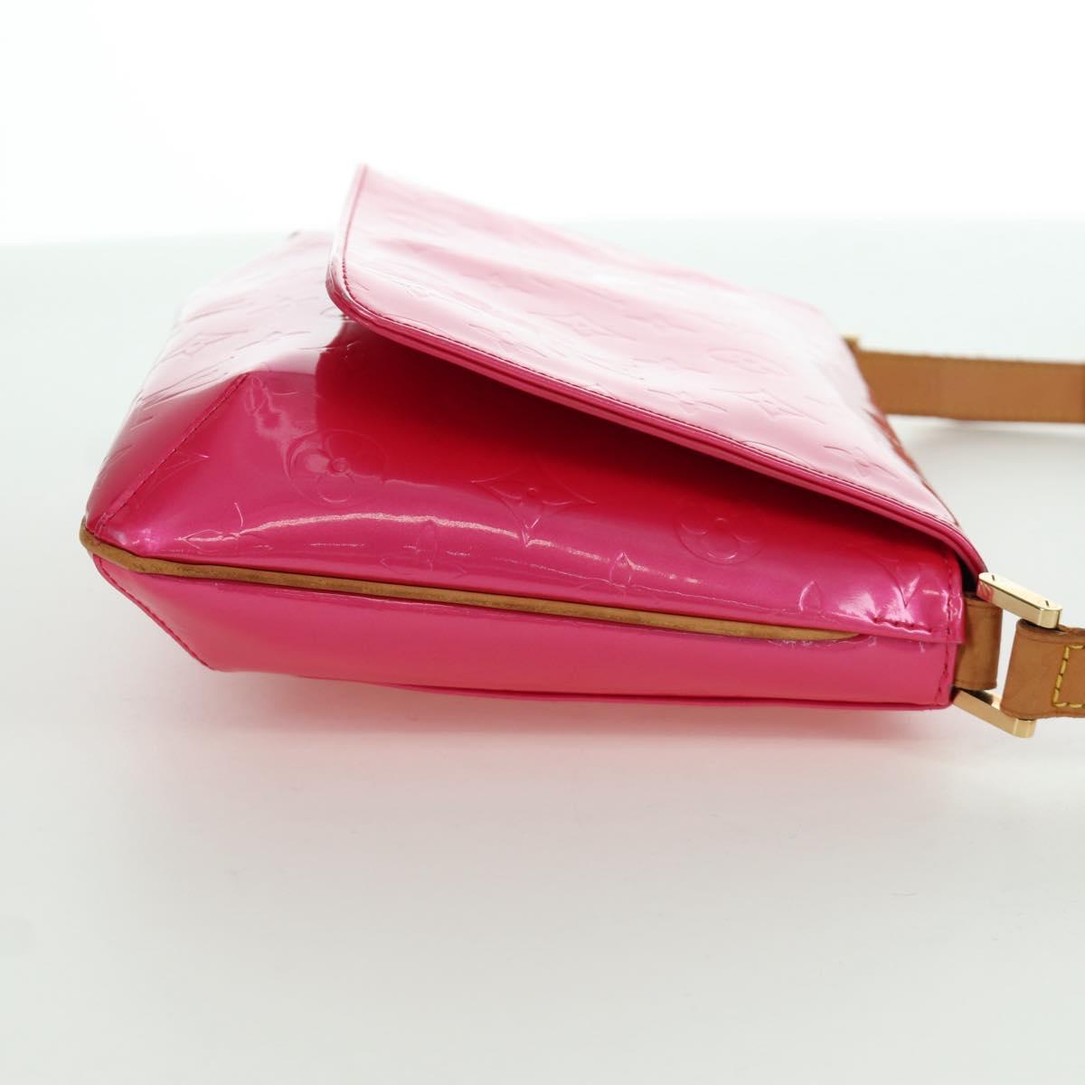 LOUIS VUITTON Vernis Thompson Street Bag Fuchsia Pink M91215 LV Auth 166943A