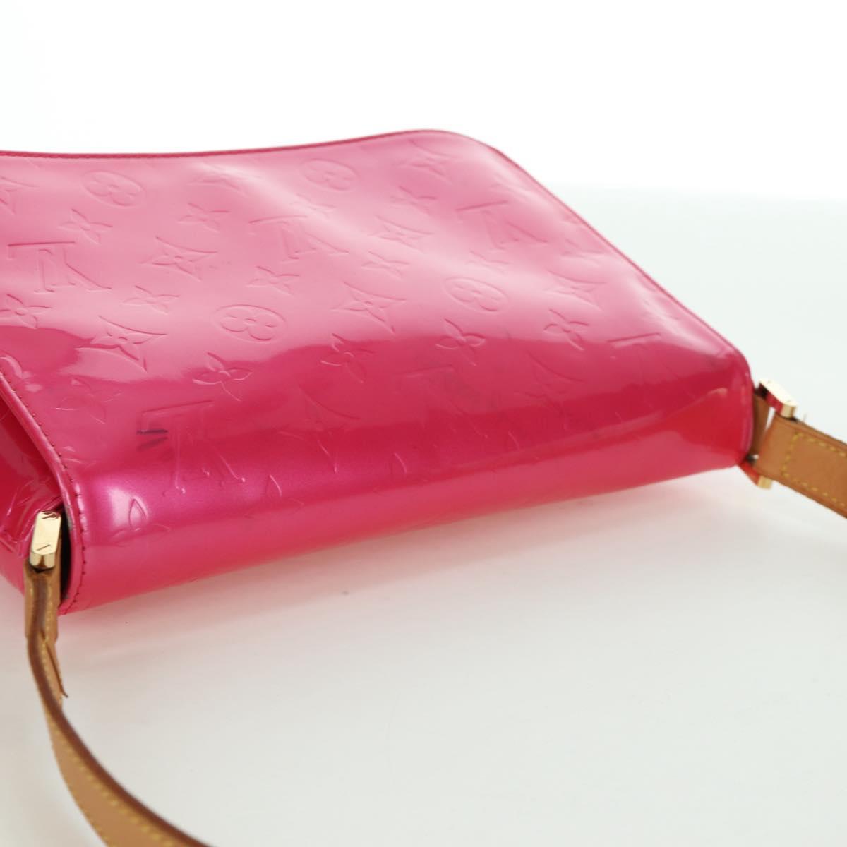LOUIS VUITTON Vernis Thompson Street Bag Fuchsia Pink M91215 LV Auth 166943A