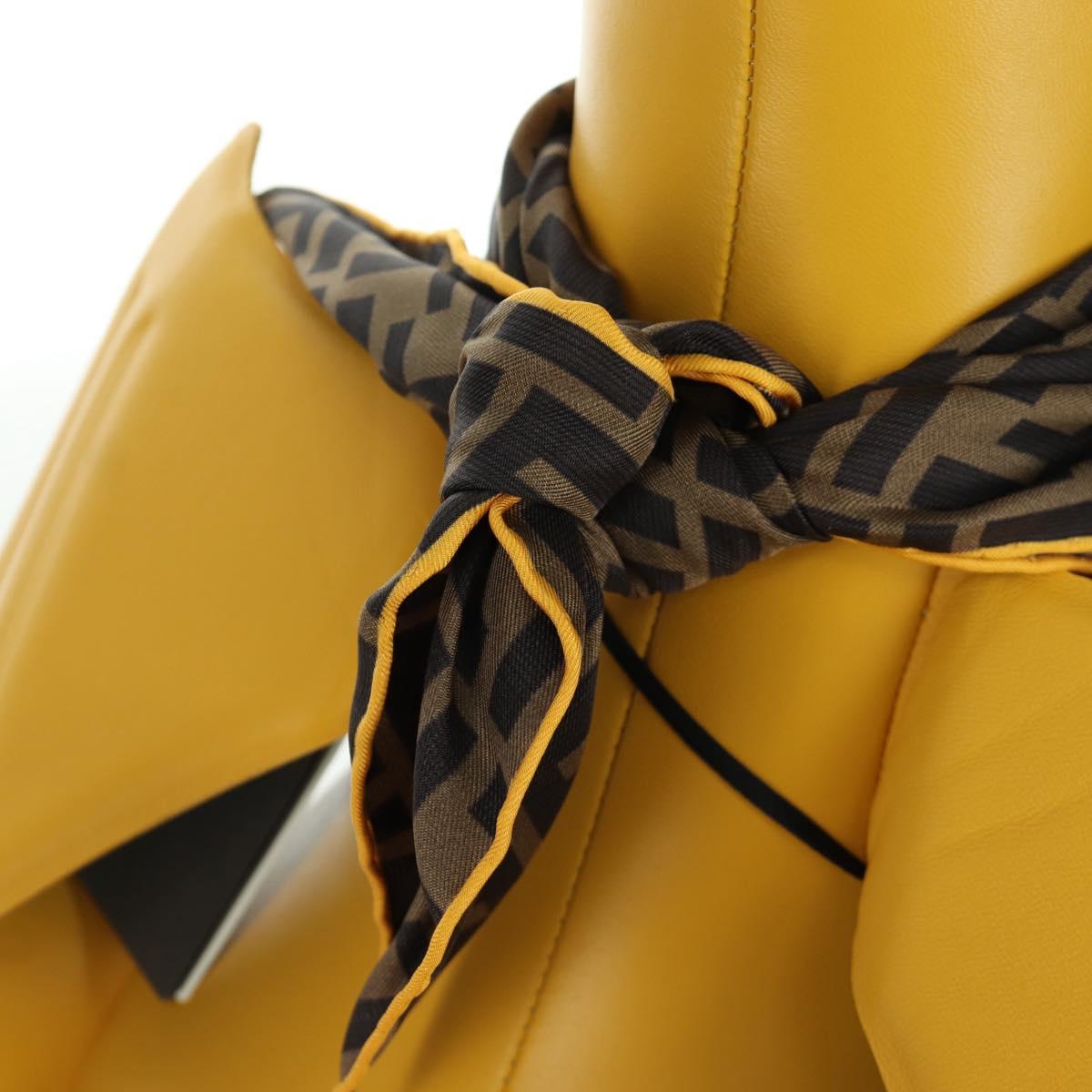 FENDI FENDI x FRGMT x POKテ窺ON Dragonite Stuffed Leather Yellow Auth 166958SM