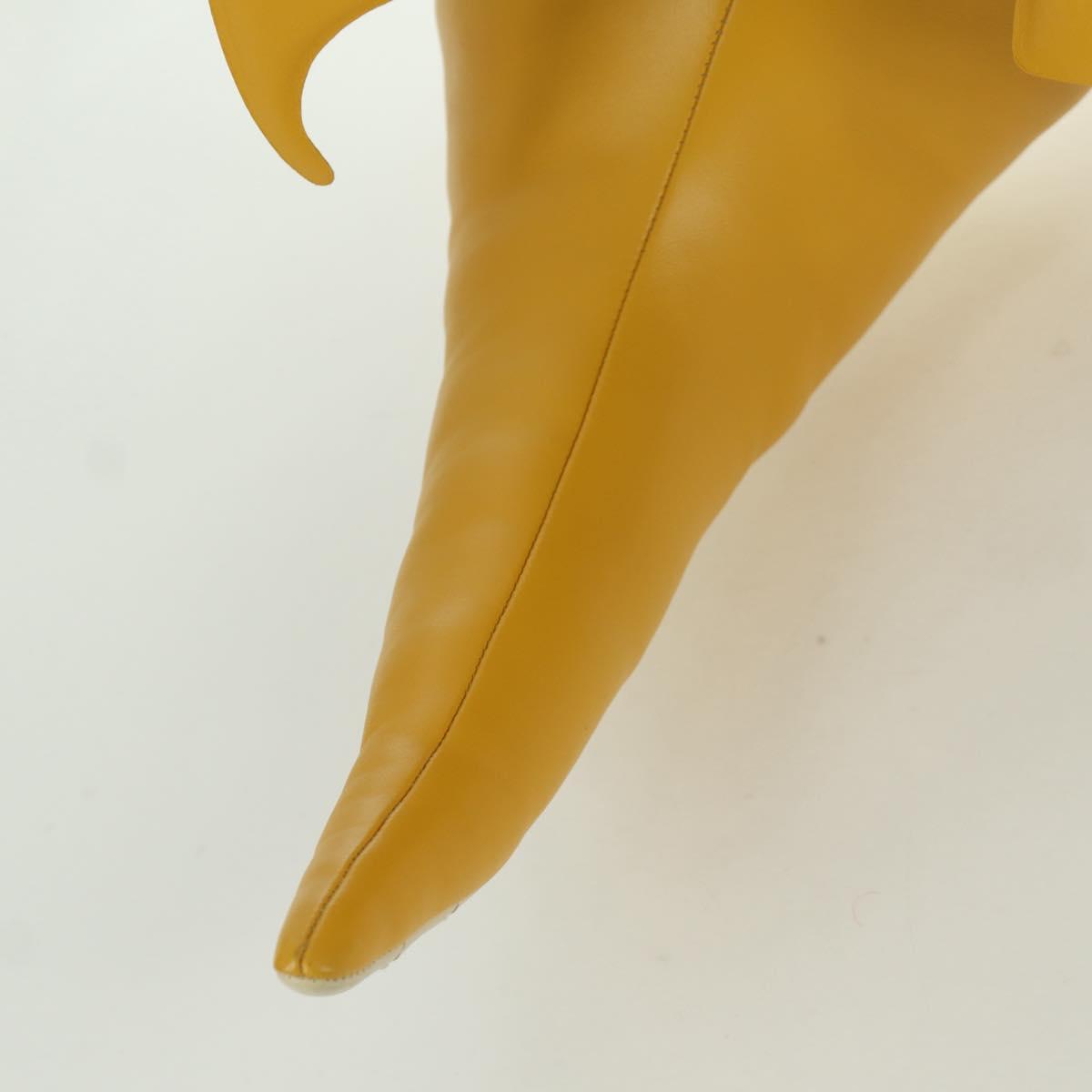 FENDI FENDI x FRGMT x POKテ窺ON Dragonite Stuffed Leather Yellow Auth 166958SM