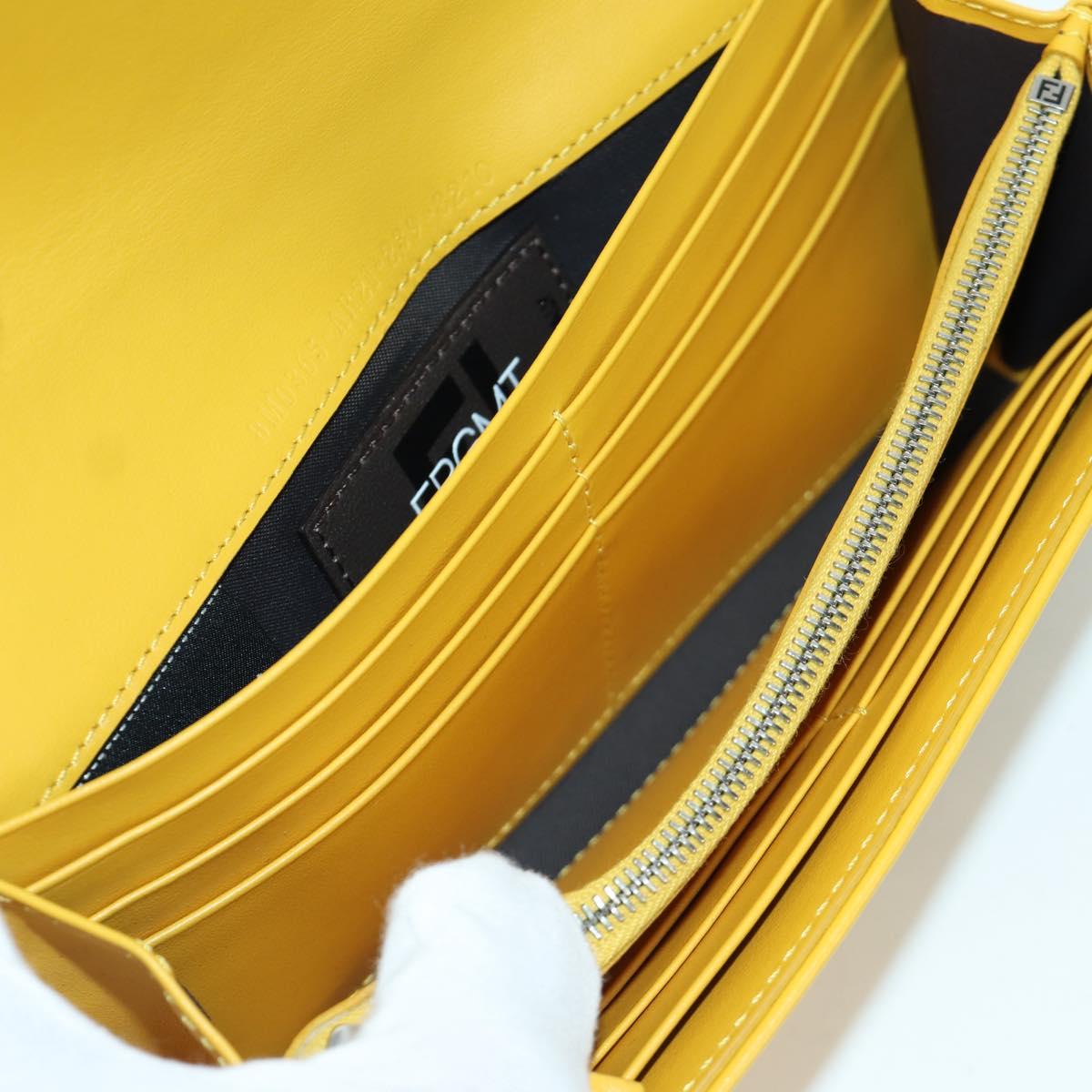 FENDI xFRGMTxPOKEMON Zucca Canvas Chain Wallet Dragon Bag Black Auth 166959SM