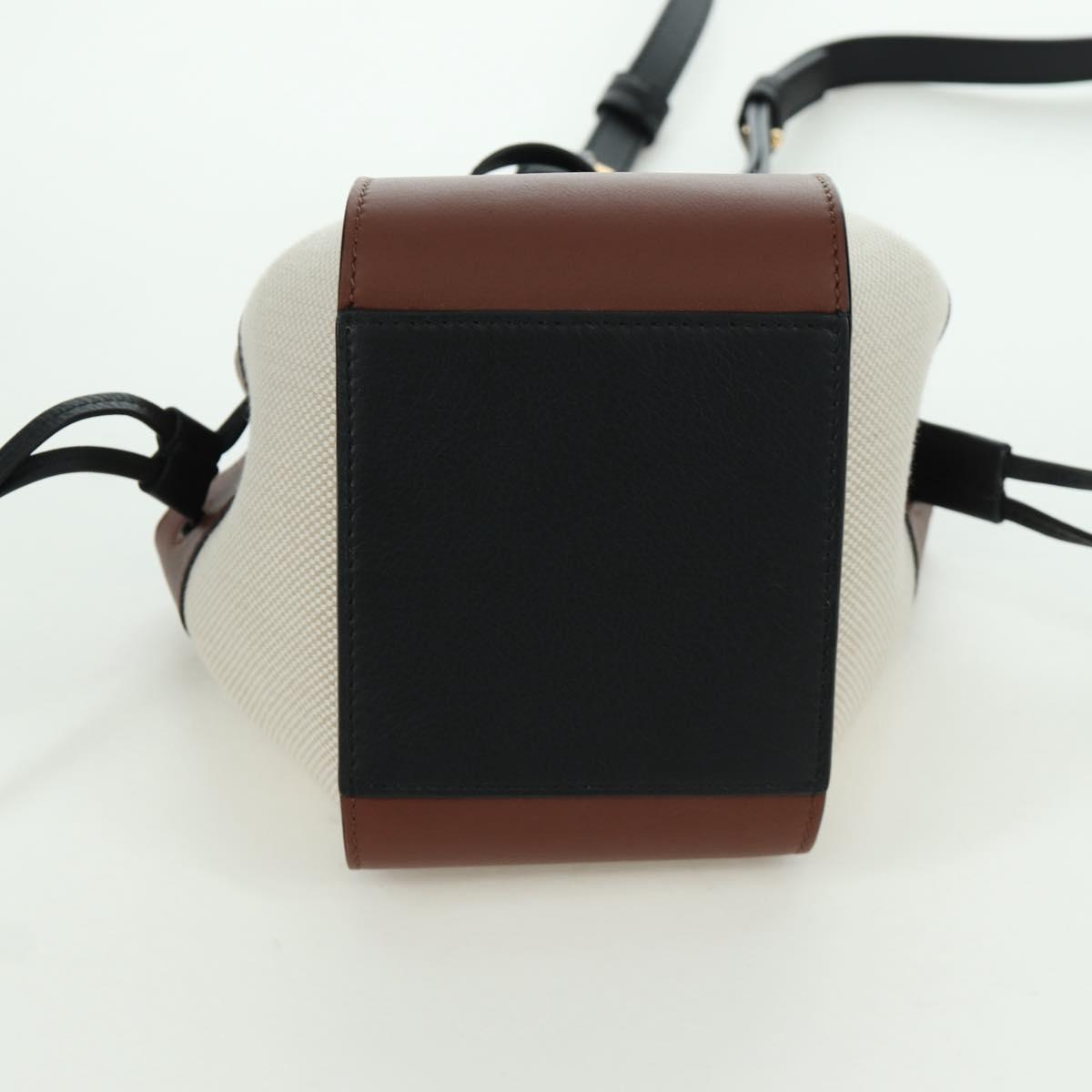 LOEWE Hammock Small Shoulder Bag Leather Brown Auth 166965SM