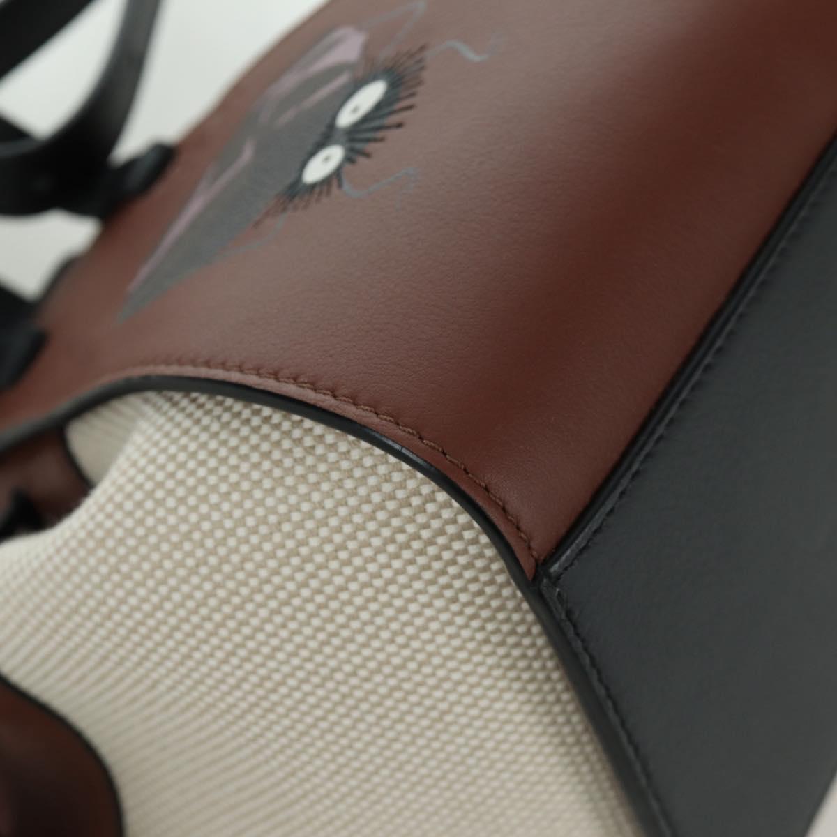 LOEWE Hammock Small Shoulder Bag Leather Brown Auth 166965SM