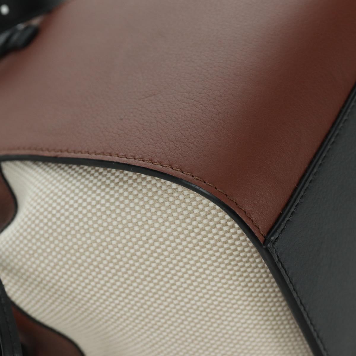 LOEWE Hammock Small Shoulder Bag Leather Brown Auth 166965SM