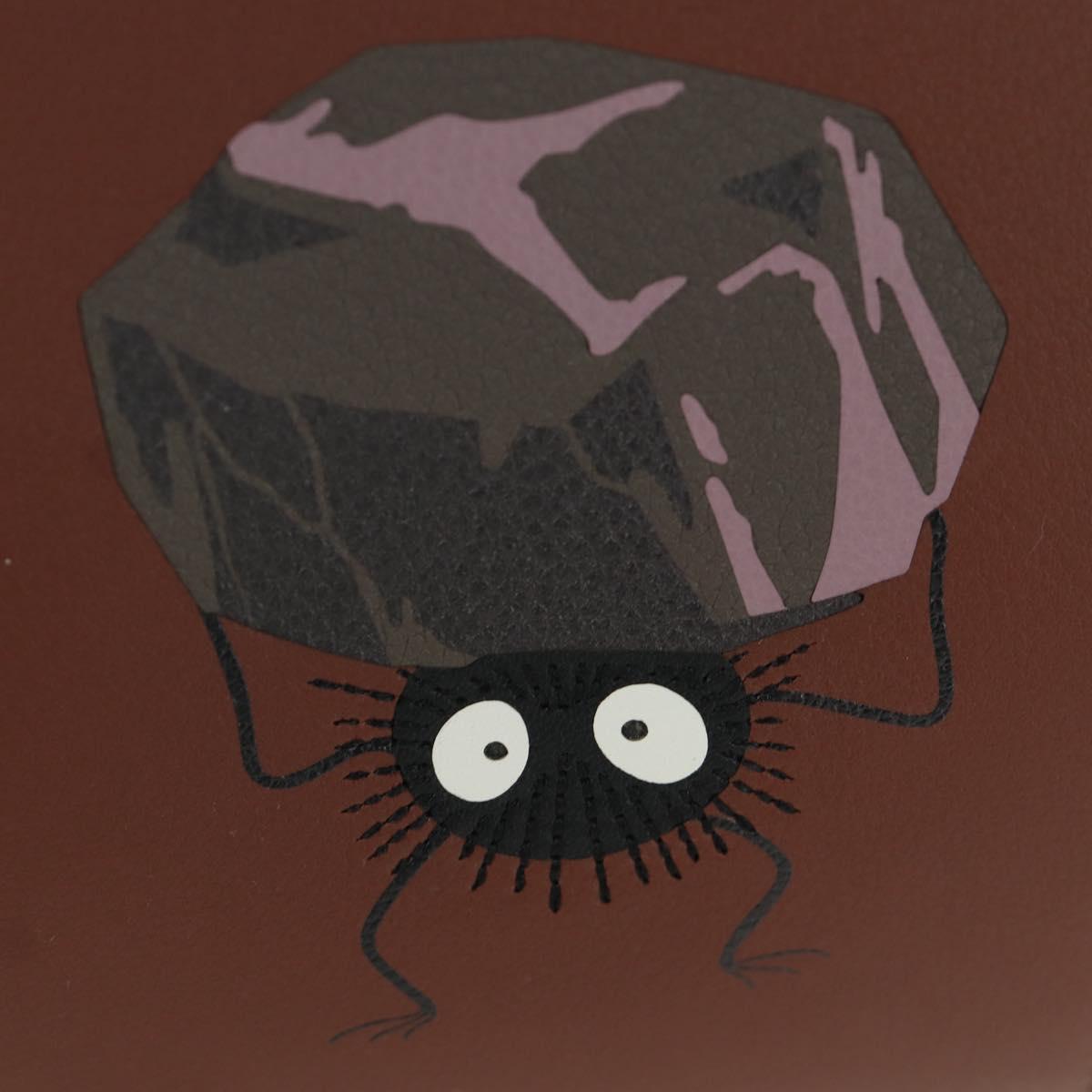 LOEWE Hammock Small Shoulder Bag Leather Brown Auth 166965SM