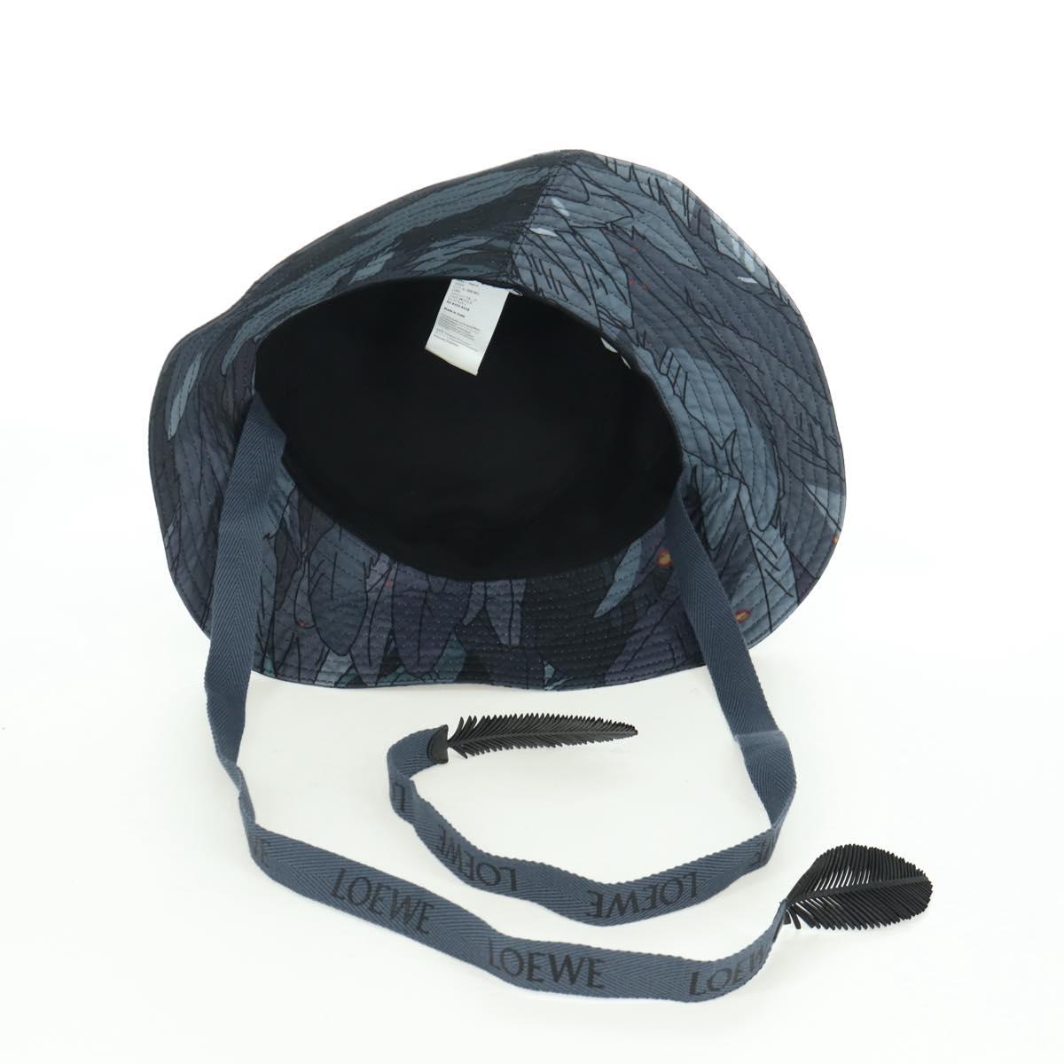 LOEWE テ Studio Ghibli Howl's Moving Castle Howl Bucket Hat Nylon Auth 166966SM