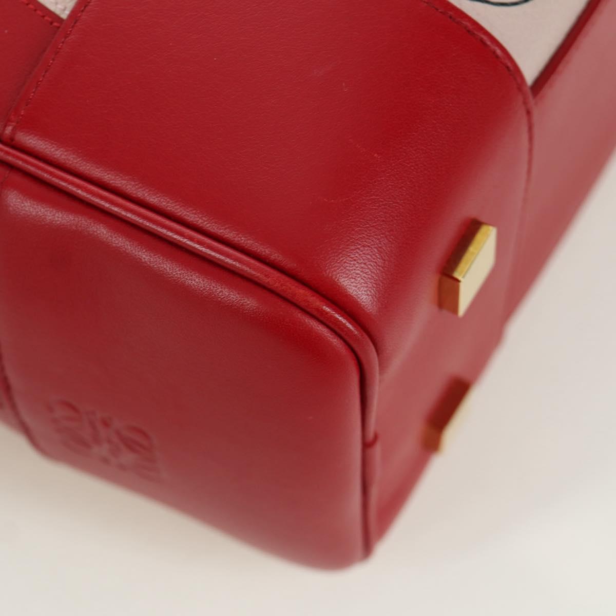 LOEWE テ Studio Ghibli Spirited Away Amazona 21 Bag Leather Red Auth 166973SM