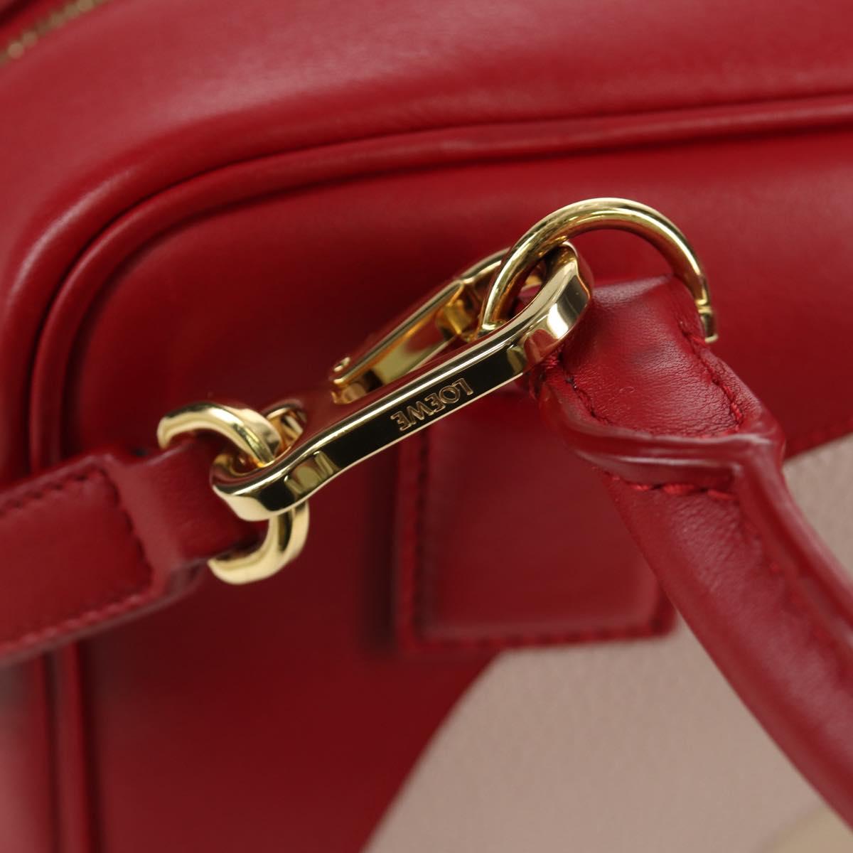LOEWE テ Studio Ghibli Spirited Away Amazona 21 Bag Leather Red Auth 166973SM