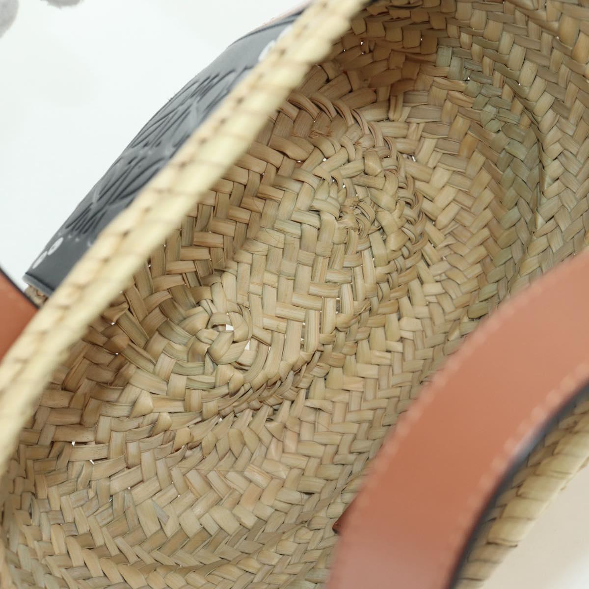 LOEWE × Studio Ghibli My Neighbor Totoro Pitch Black Bag Raffia Auth 166974SM