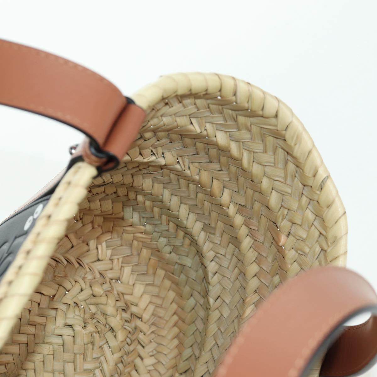 LOEWE × Studio Ghibli My Neighbor Totoro Pitch Black Bag Raffia Auth 166974SM