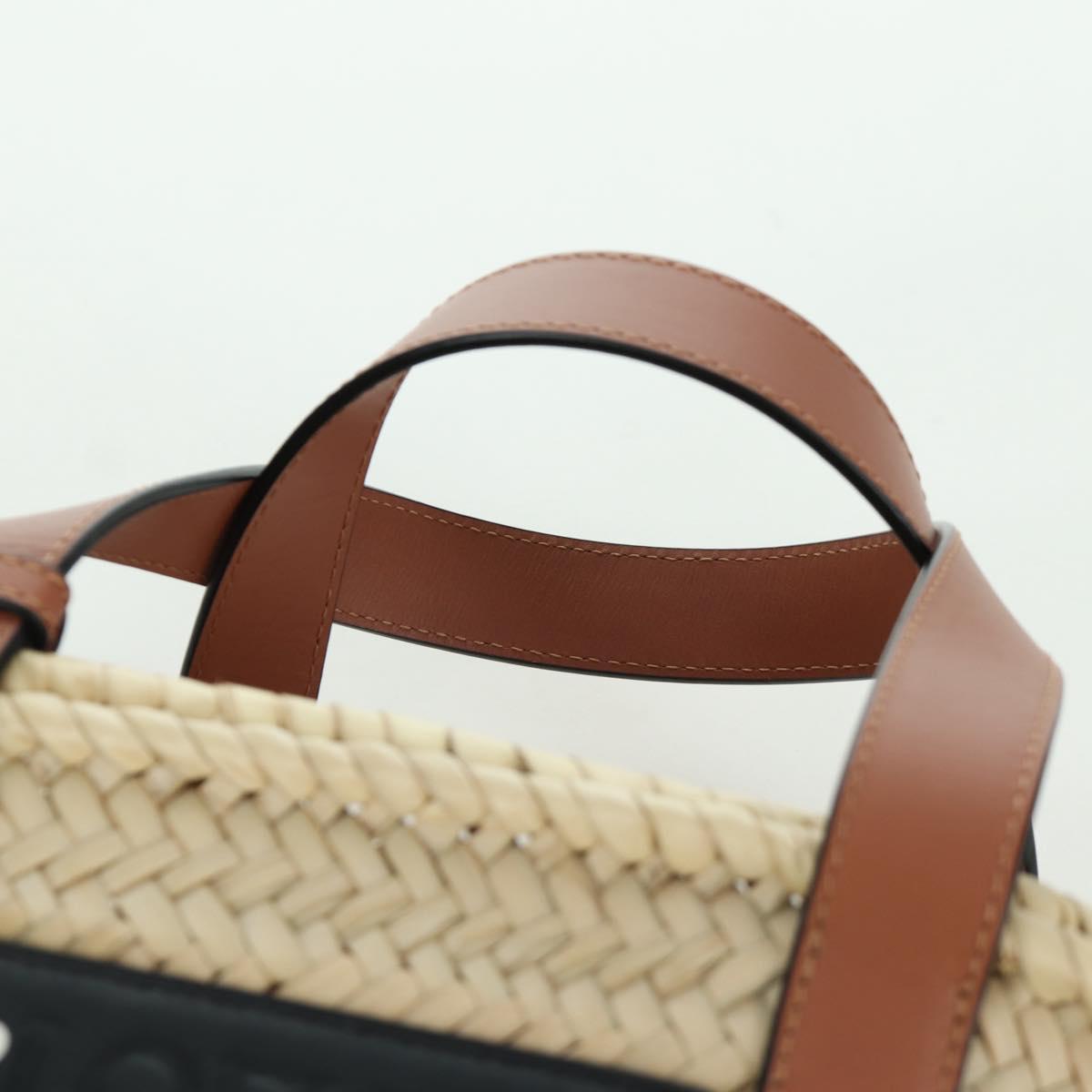 LOEWE × Studio Ghibli My Neighbor Totoro Pitch Black Bag Raffia Auth 166974SM