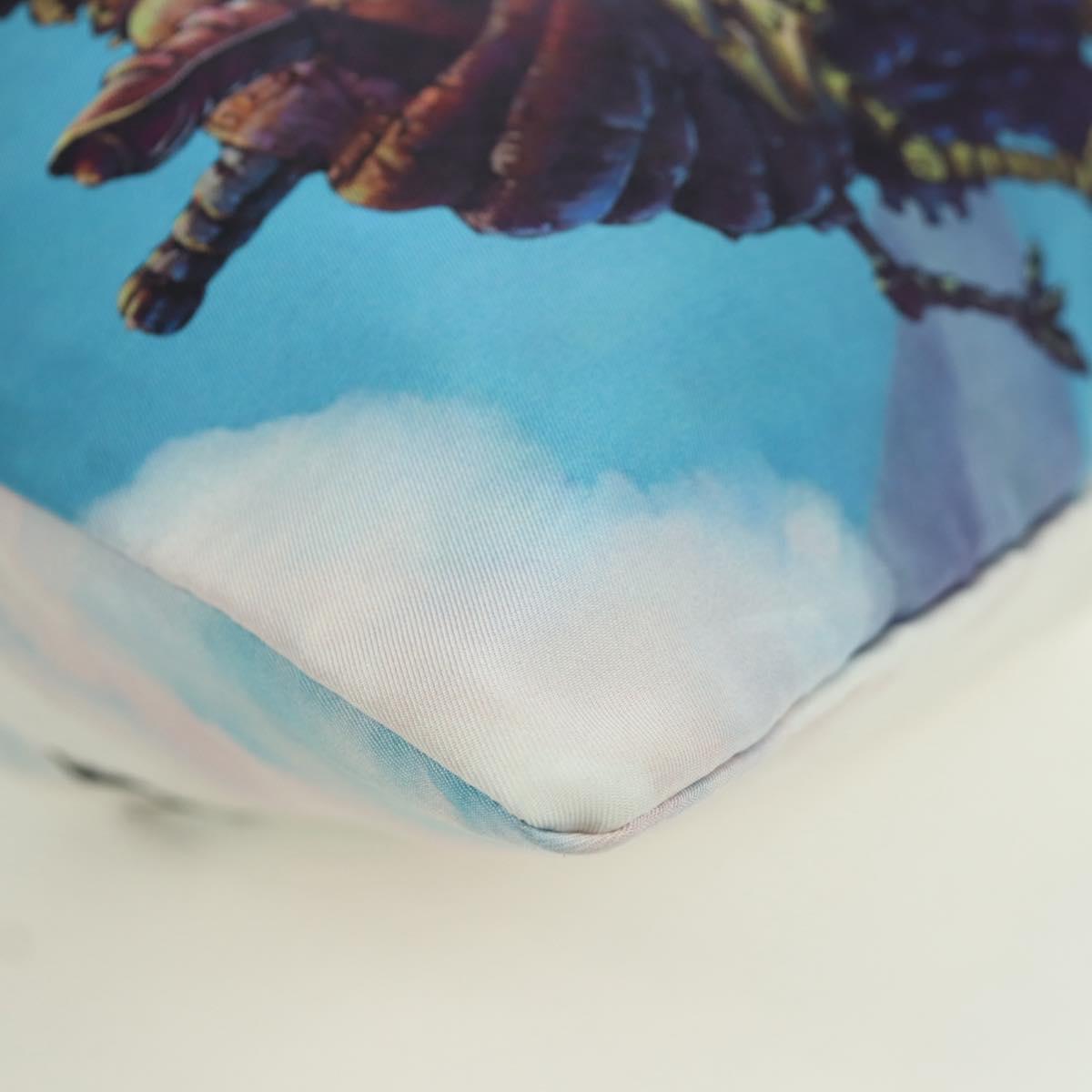 LOEWE テ Studio Ghibli Howl's Moving Castle Pouch Canvas Multicolor Auth 166975SM