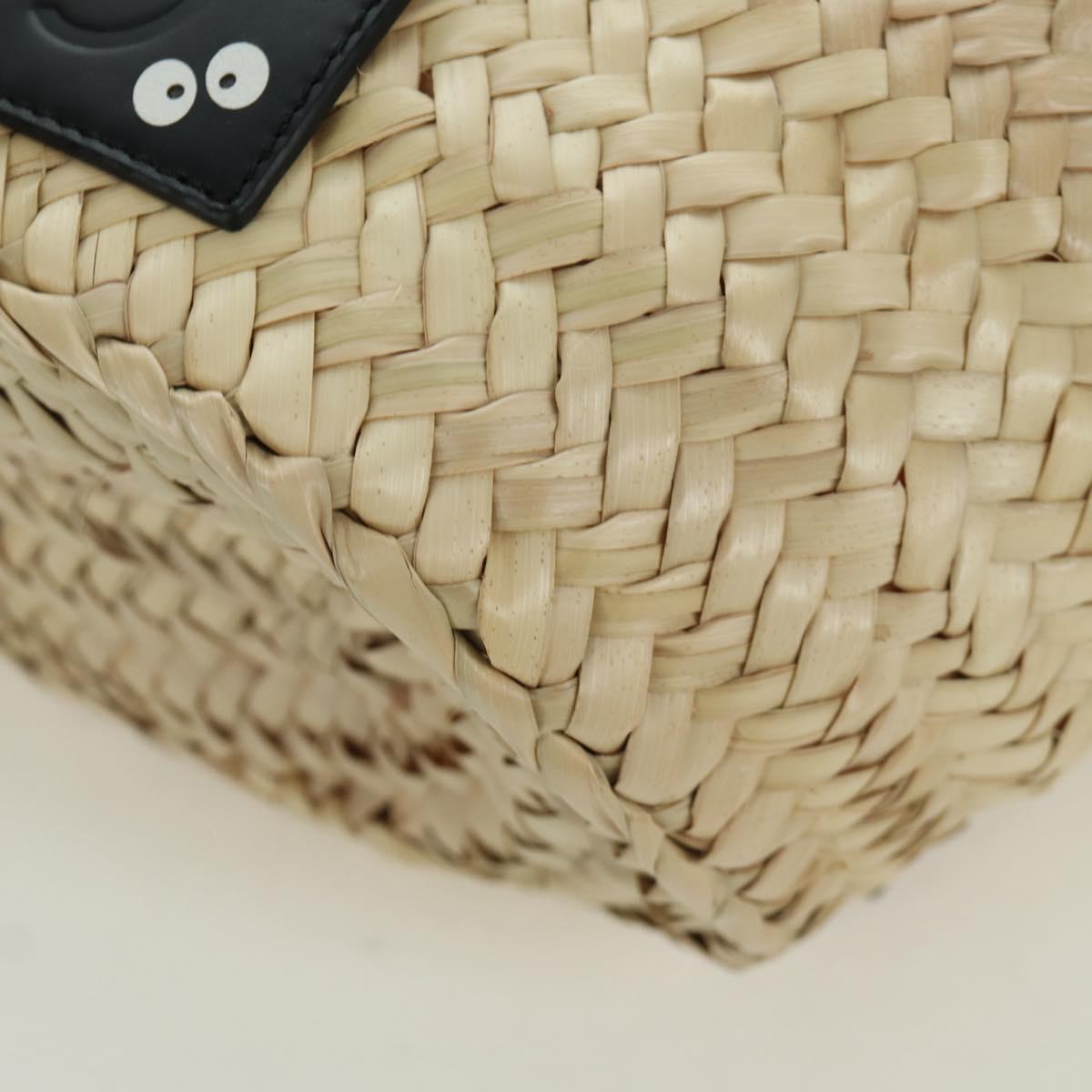 LOEWE テ Studio Ghibli My Neighbor Totoro Hand Bag Raffia Beige Auth 166978SM