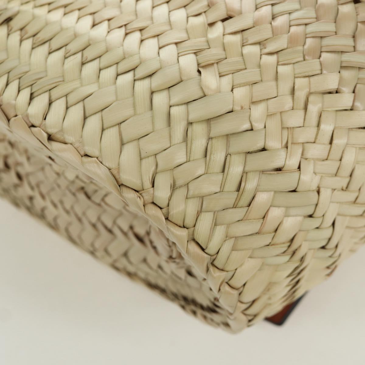 LOEWE テ Studio Ghibli My Neighbor Totoro Hand Bag Raffia Beige Auth 166978SM