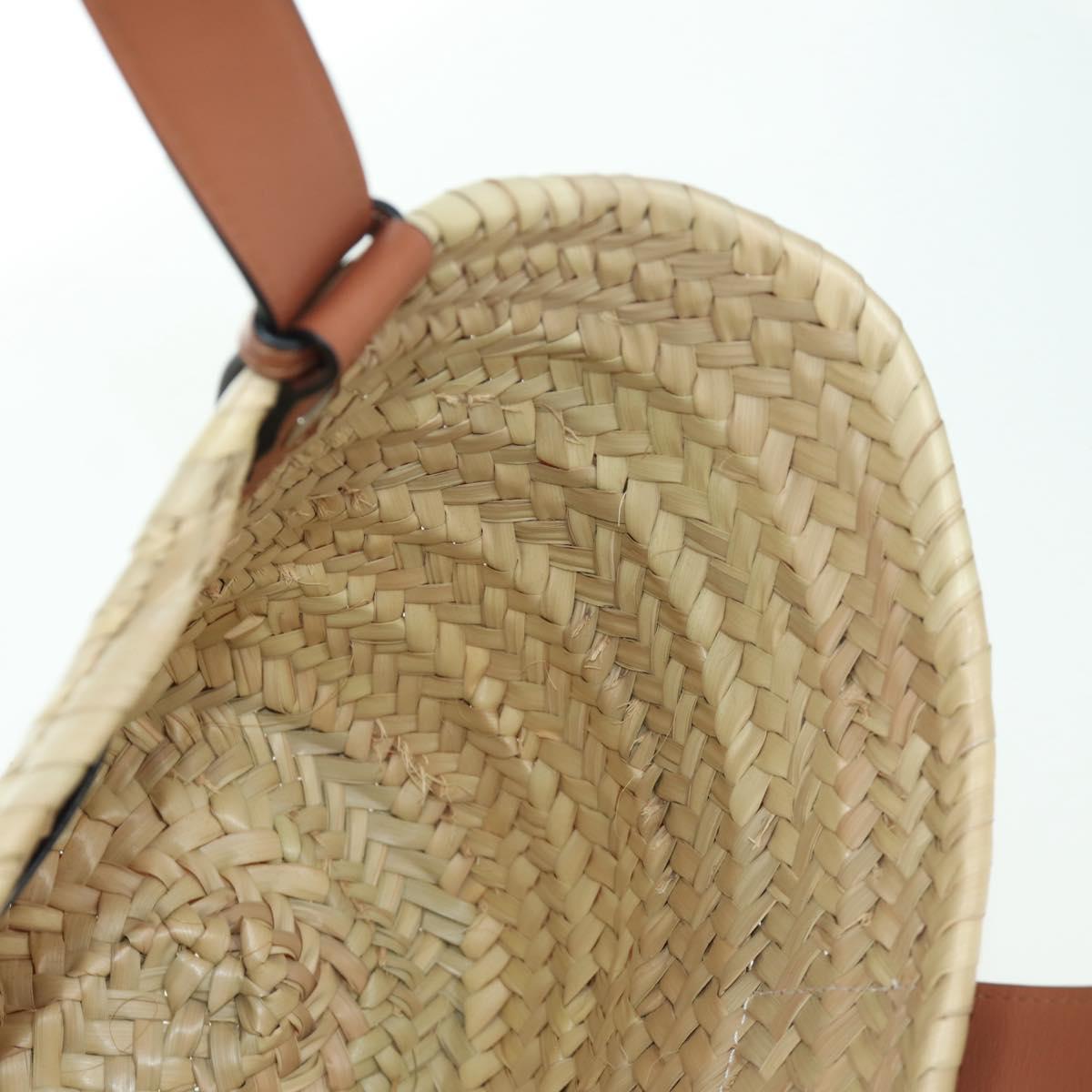 LOEWE テ Studio Ghibli My Neighbor Totoro Hand Bag Raffia Beige Auth 166978SM