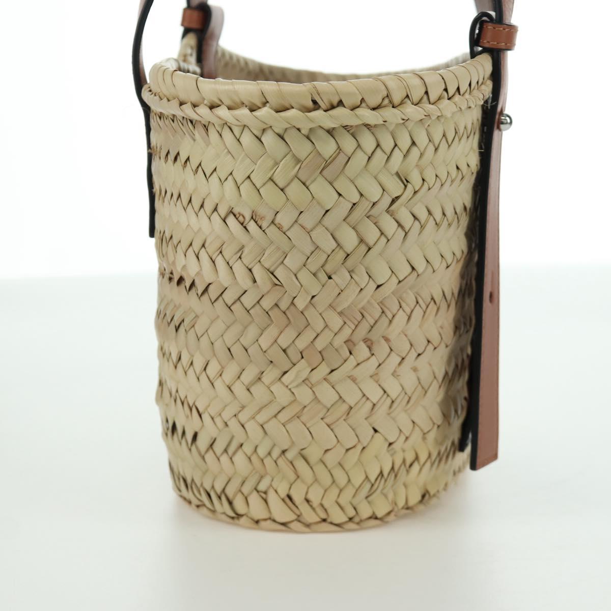 LOEWE テ Studio Ghibli My Neighbor Totoro Hand Bag Raffia Beige Auth 166978SM