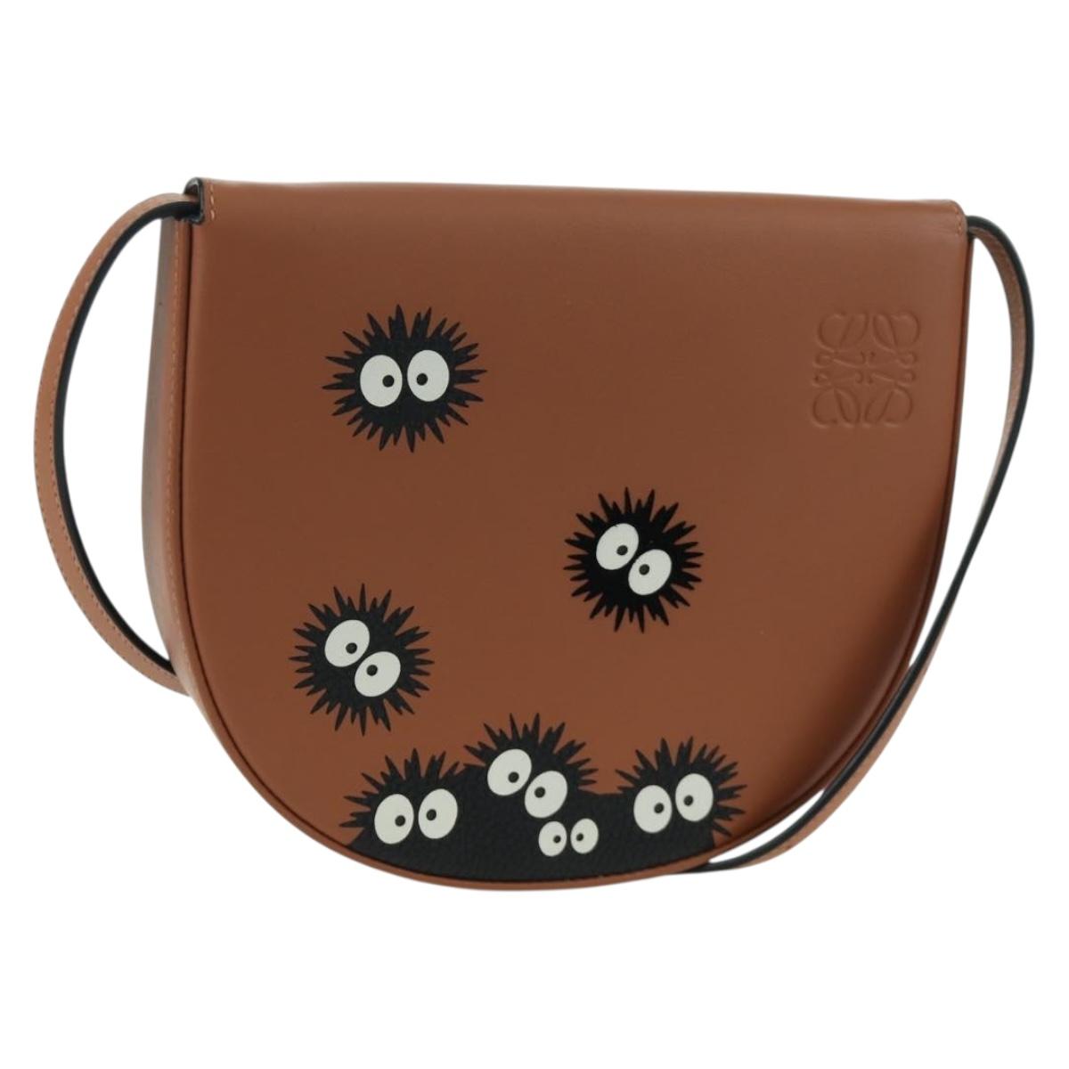 LOEWE × Studio Ghibli My Neighbor Totoro Heel Bag Makkuro Kurosuke Auth 166979SM