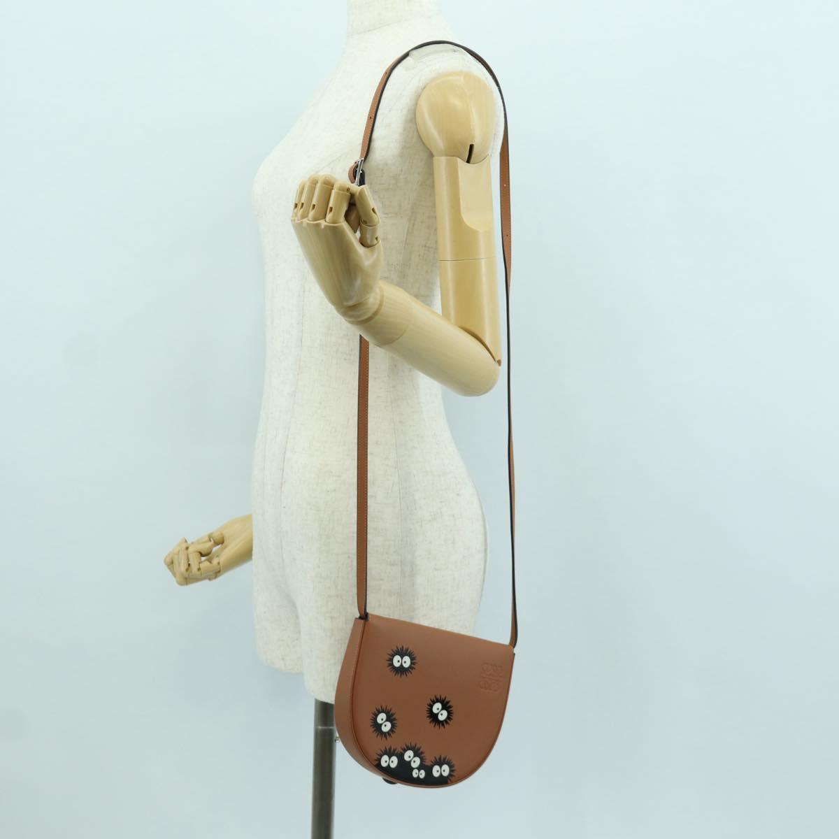 LOEWE × Studio Ghibli My Neighbor Totoro Heel Bag Makkuro Kurosuke Auth 166979SM