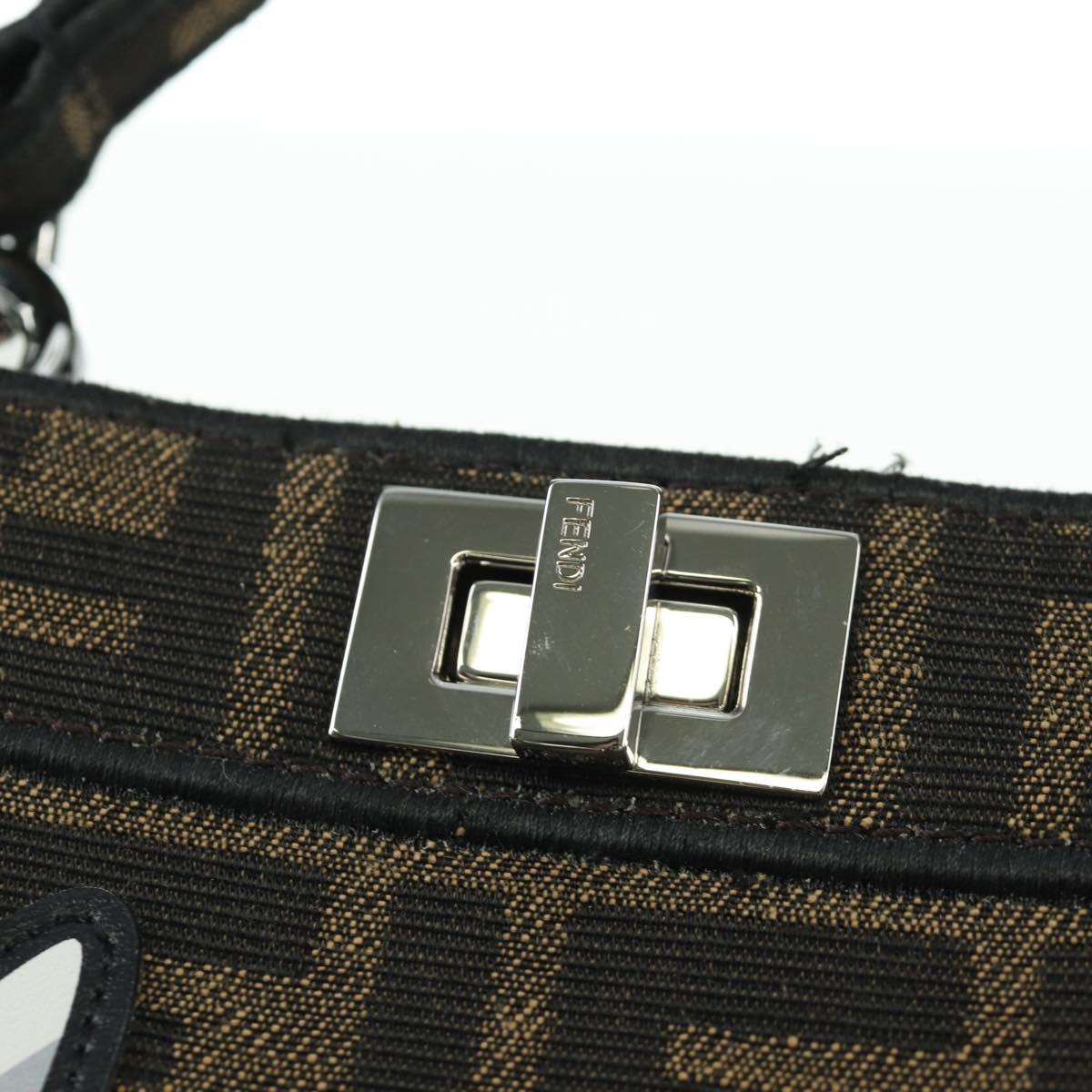 FENDI x FRGMT x POKテ窺ON Zucca Peek A Boo Dratini Bag 2way Blue Auth 166984SM