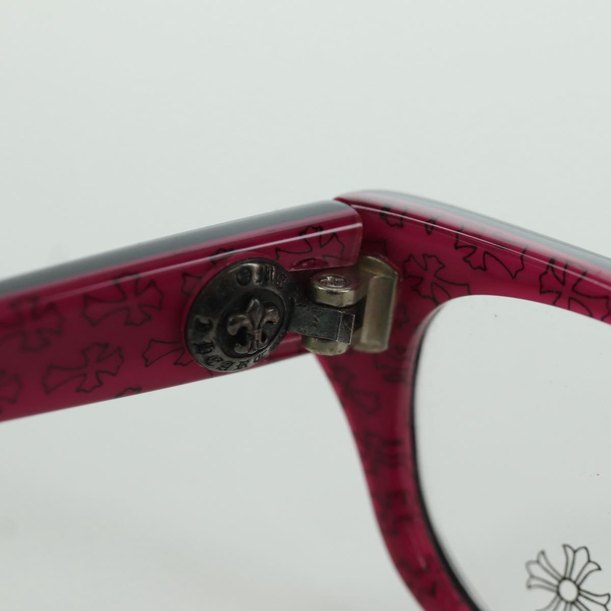 Chrome Hearts Glasses plastic Pink Black Auth 166985SM