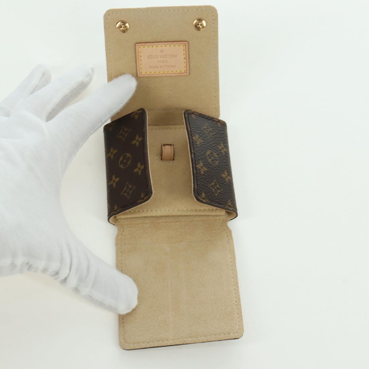 LOUIS VUITTON Monogram Jewelry case Jewelry Box LV Auth 166989M