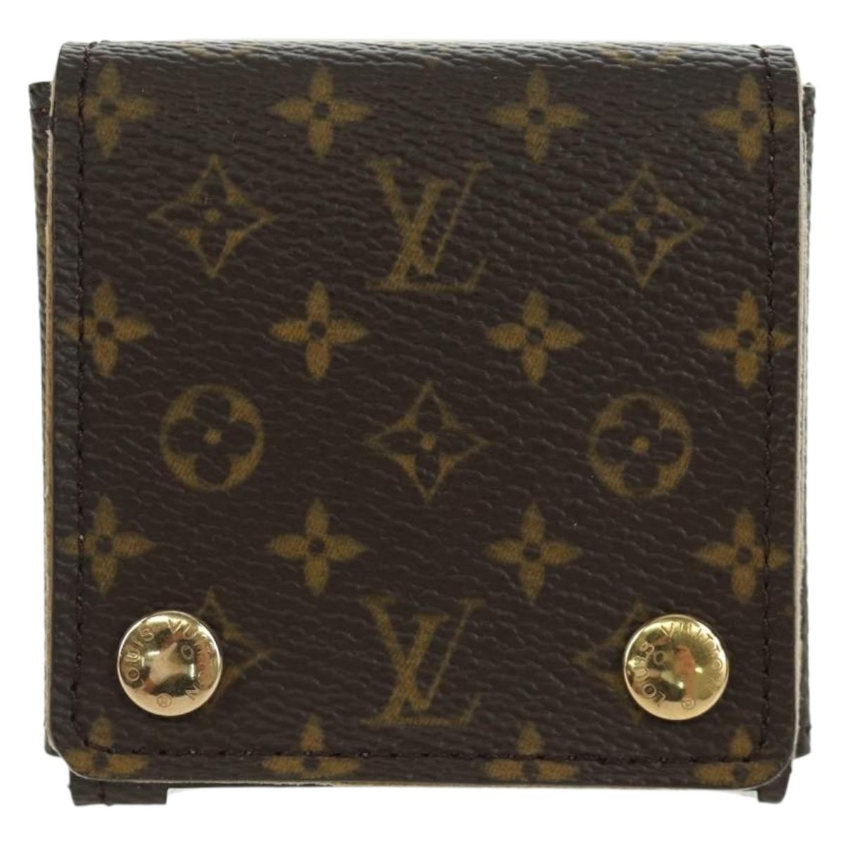 LOUIS VUITTON Monogram Jewelry case Jewelry Box LV Auth 166989M