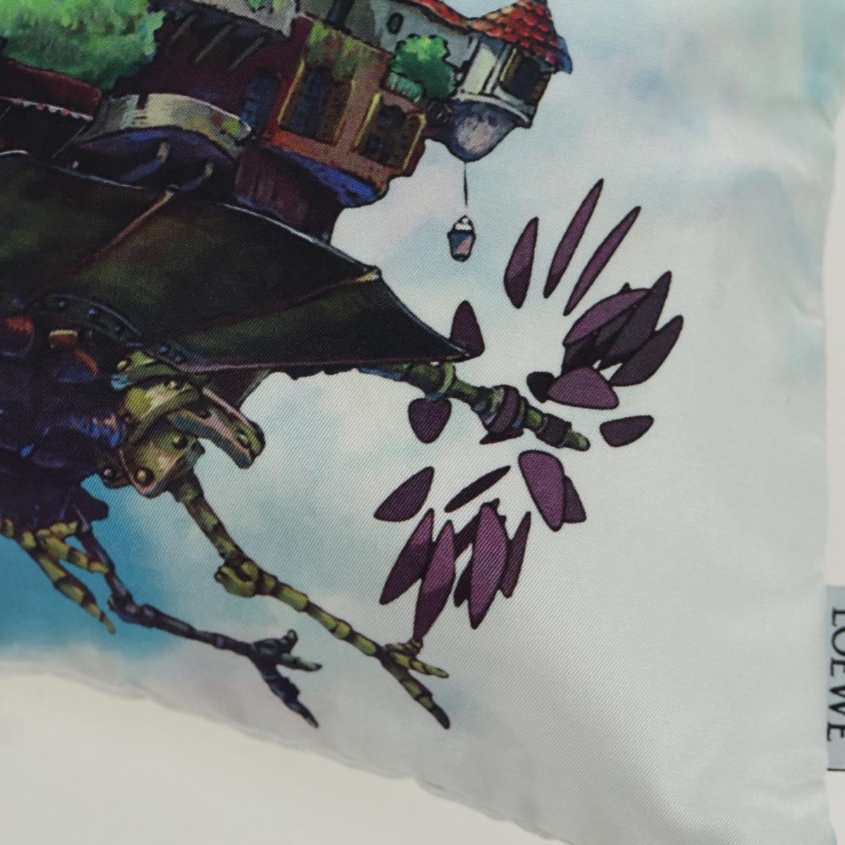 LOEWE テ Studio Ghibli Howl's Moving Castle Pouch Canvas Multicolor Auth 166999SM
