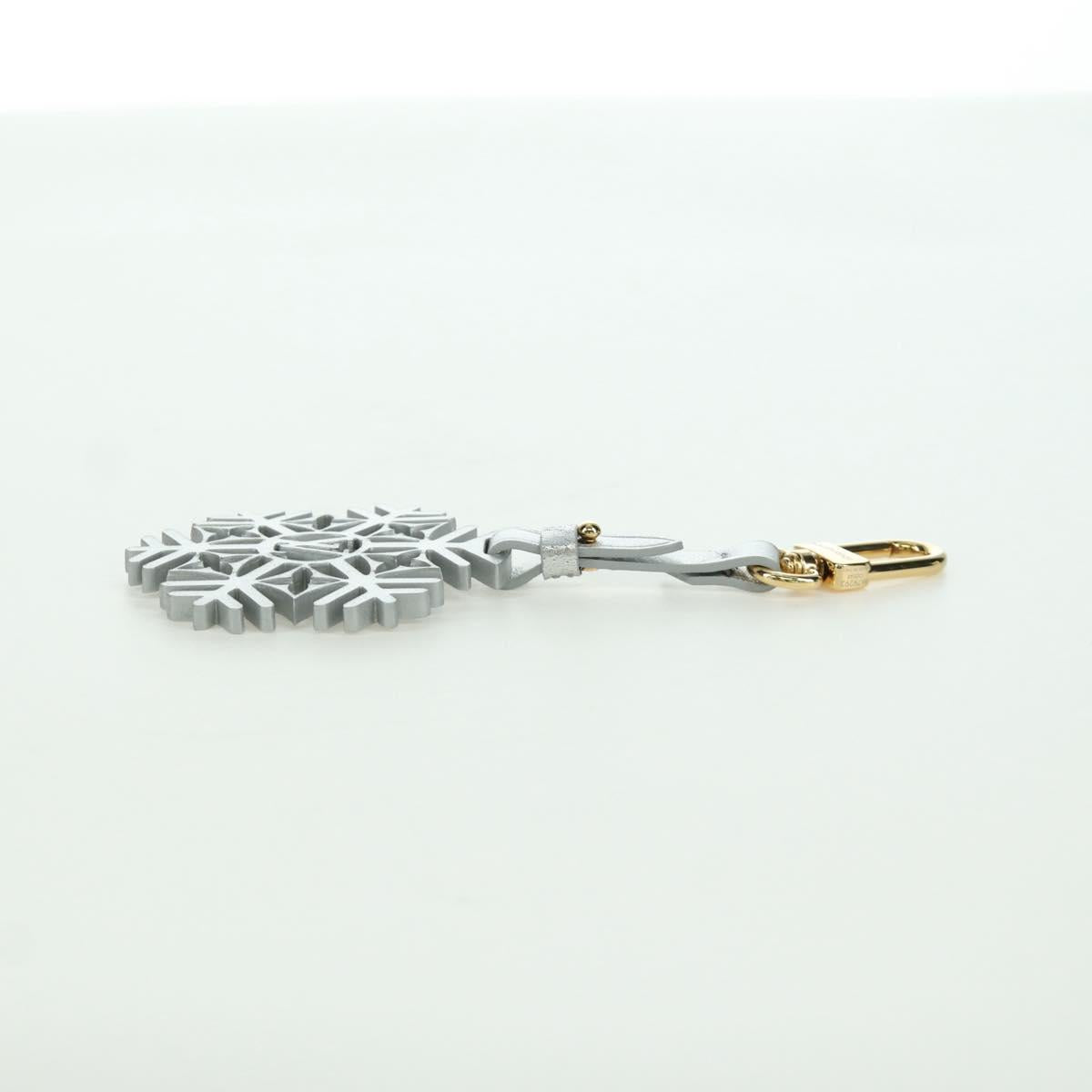 LOUIS VUITTON Snowflake Charm metal Silver M79293 LV Auth 167000SAM