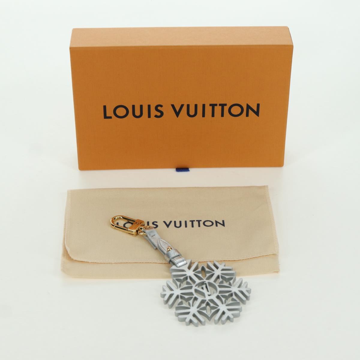 LOUIS VUITTON Snowflake Charm metal Silver M79293 LV Auth 167000SAM