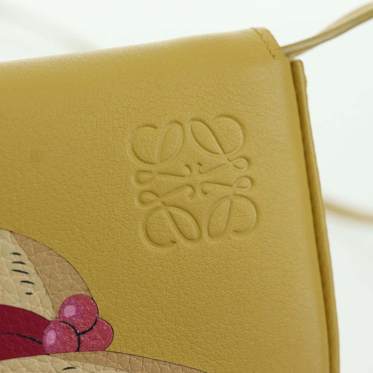 LOEWE テ Studio Ghibli Howl's Moving Castle Heel Sophie Leather Auth 167002SM