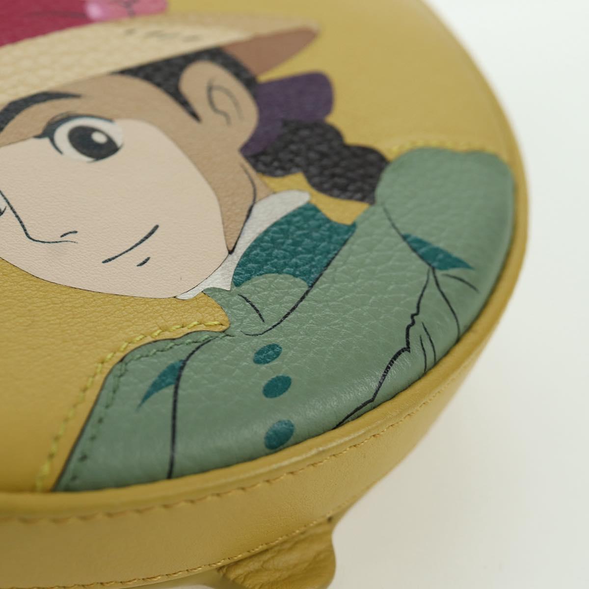 LOEWE テ Studio Ghibli Howl's Moving Castle Heel Sophie Leather Auth 167002SM