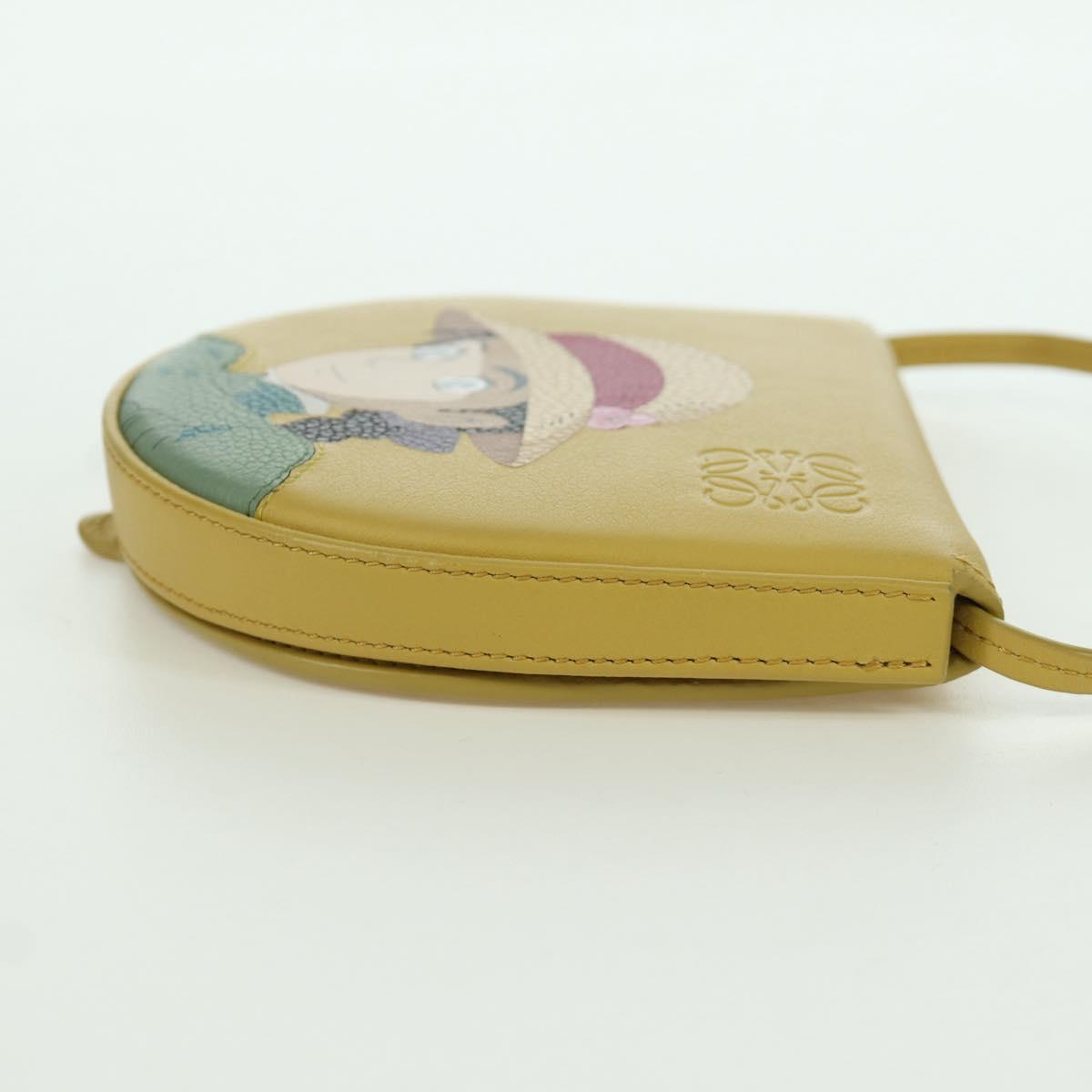 LOEWE テ Studio Ghibli Howl's Moving Castle Heel Sophie Leather Auth 167002SM